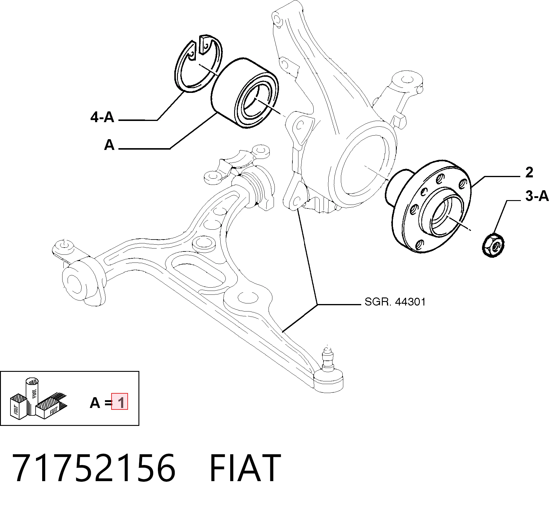 71752156 Fiat/Alfa/Lancia
