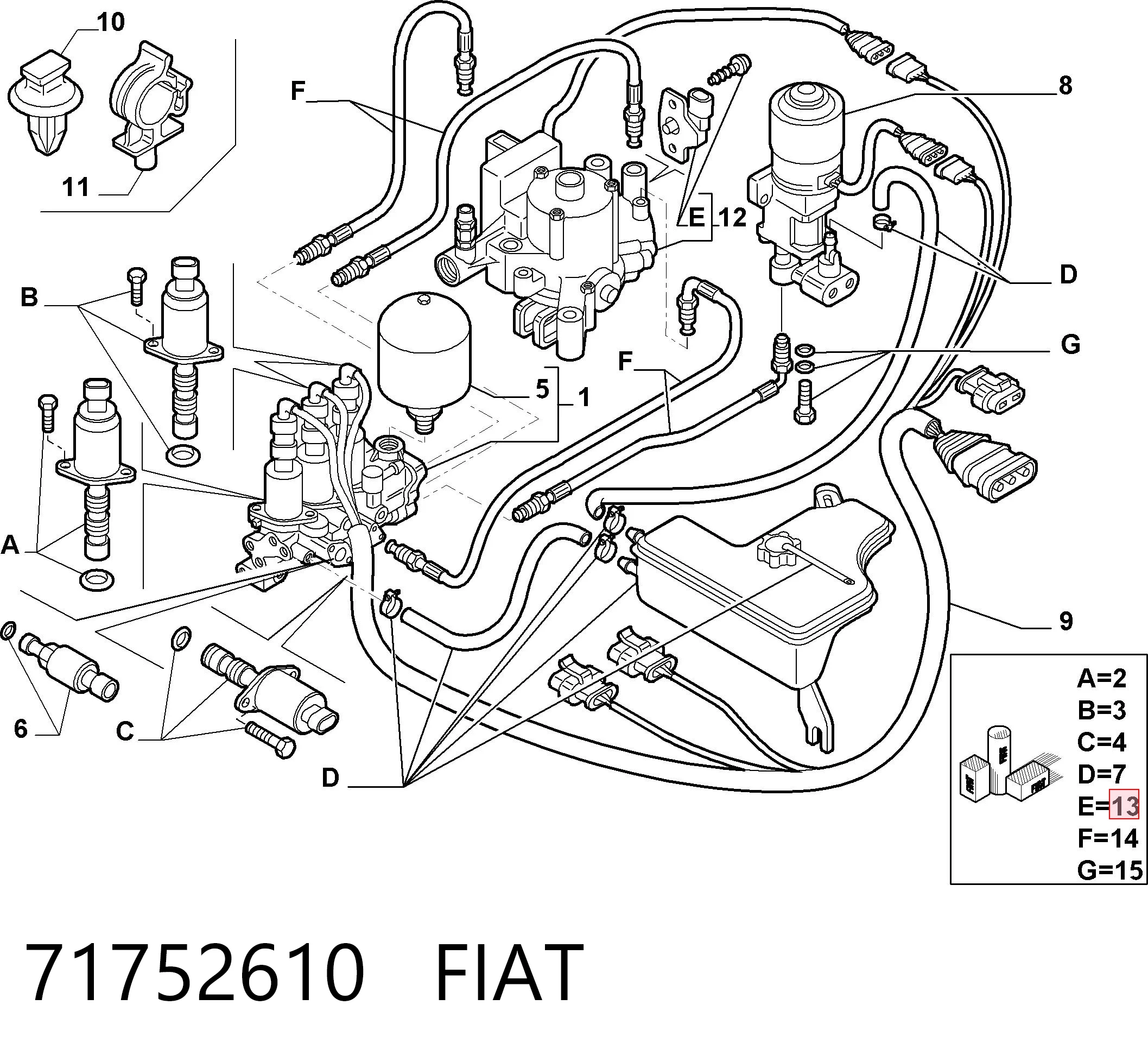 Sensor TPS para Fiat Stilo 192