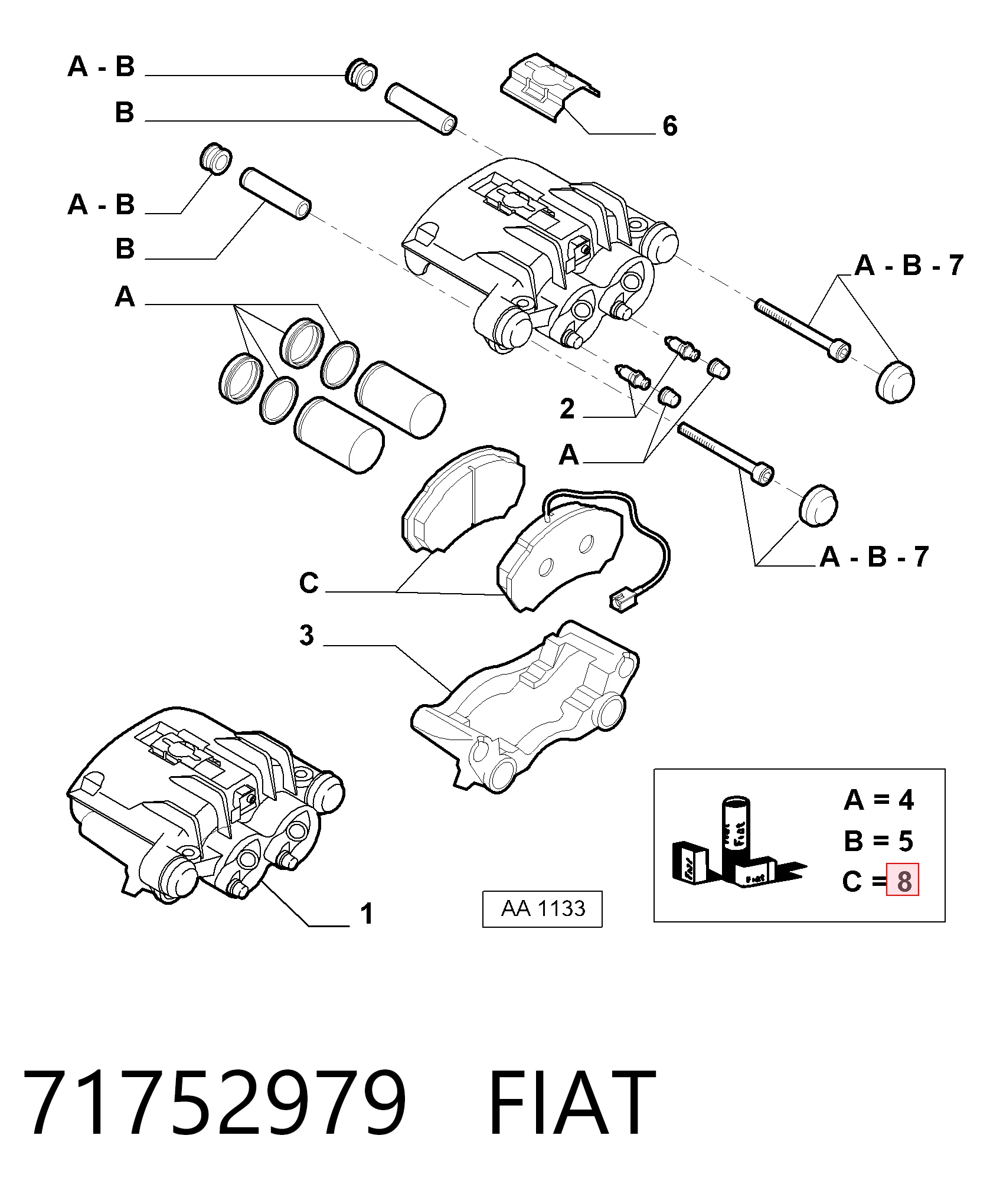 71752979 Fiat/Alfa/Lancia