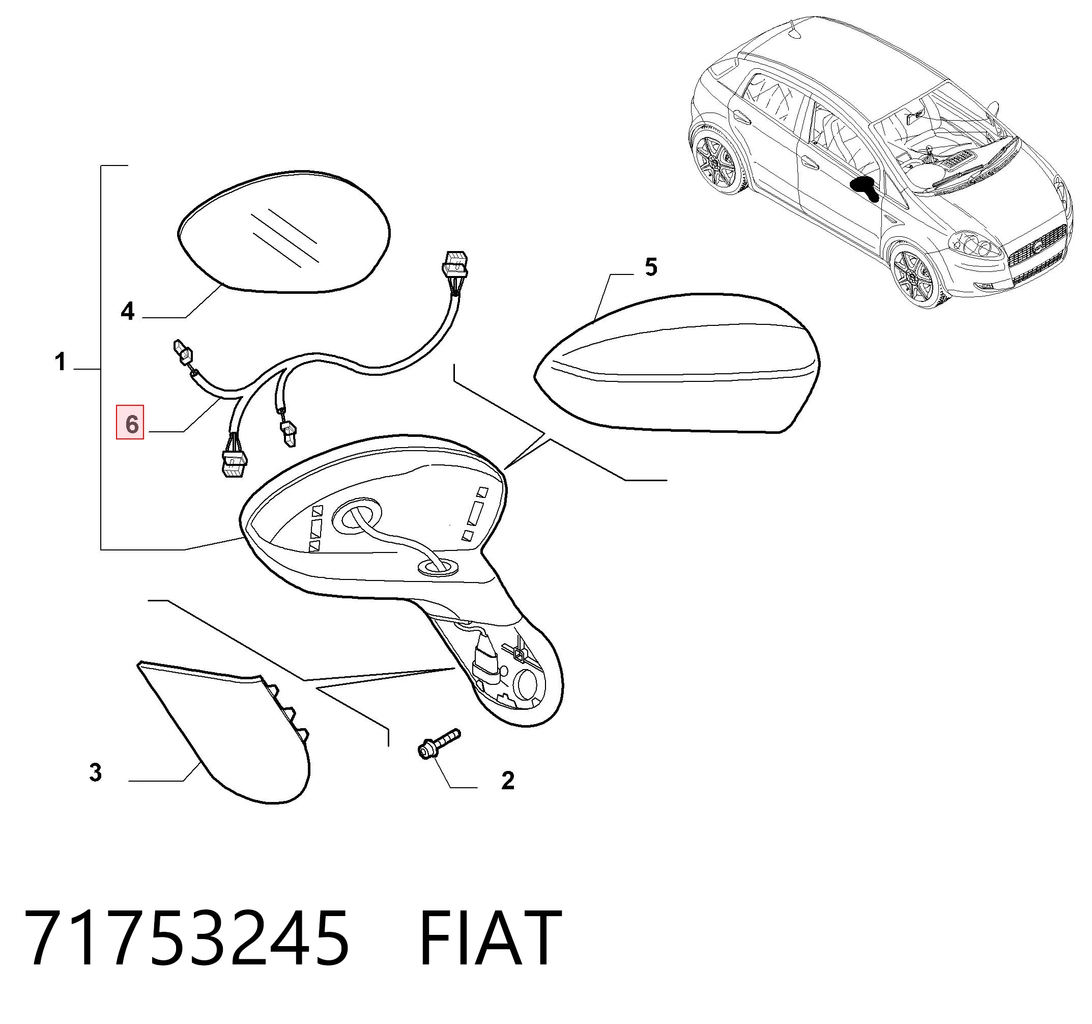 71753245 Fiat/Alfa/Lancia Sensor de temperatura ambiente