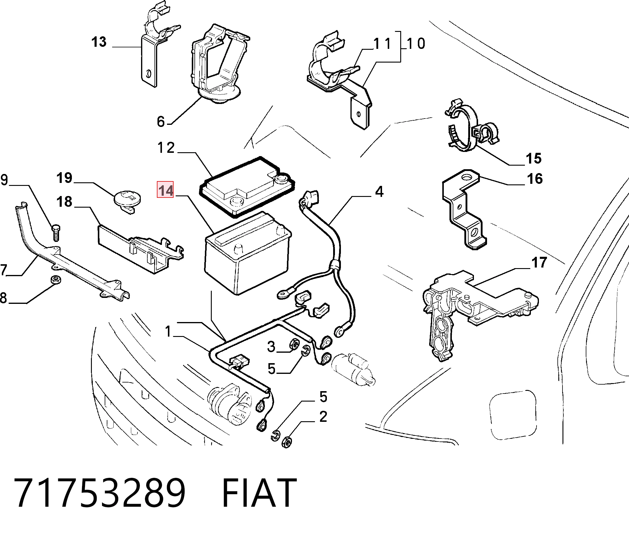 71753289 Fiat/Alfa/Lancia