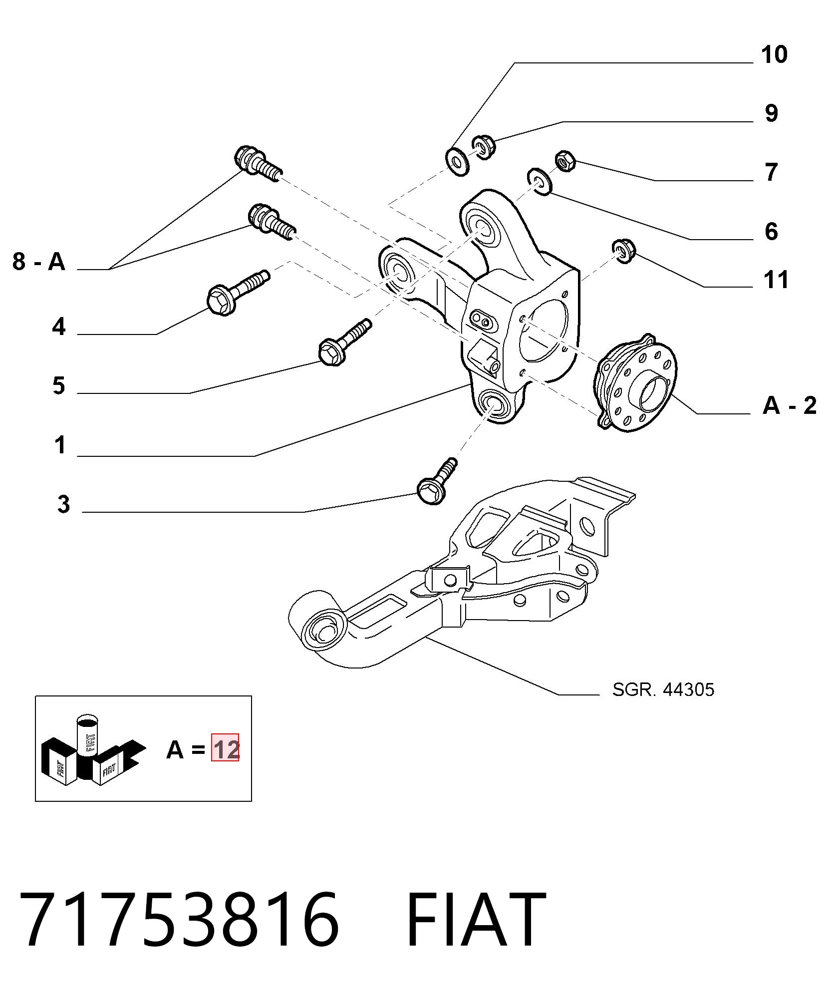 Buje para Alfa Romeo 159  (939)