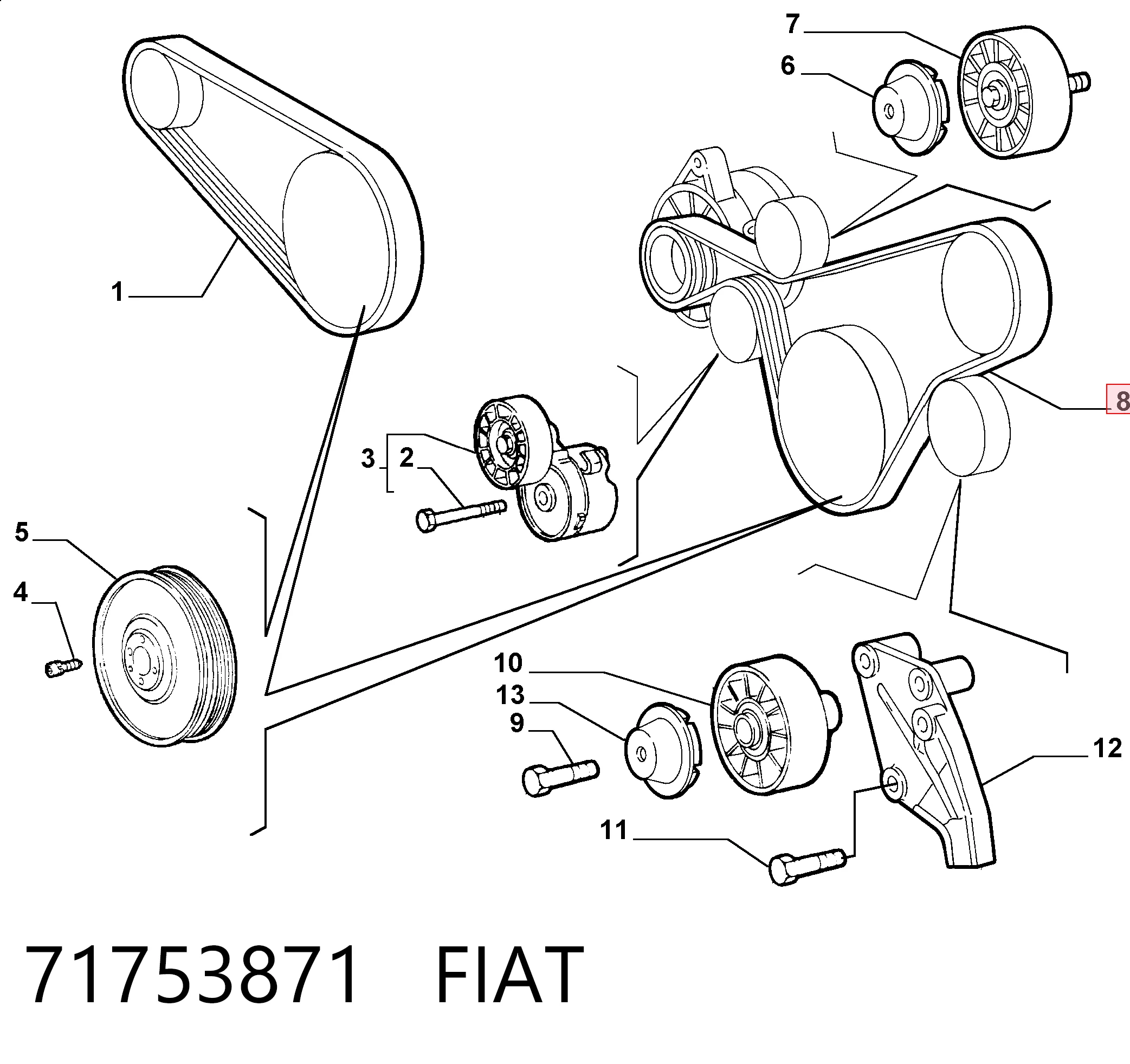 71753871 Fiat/Alfa/Lancia
