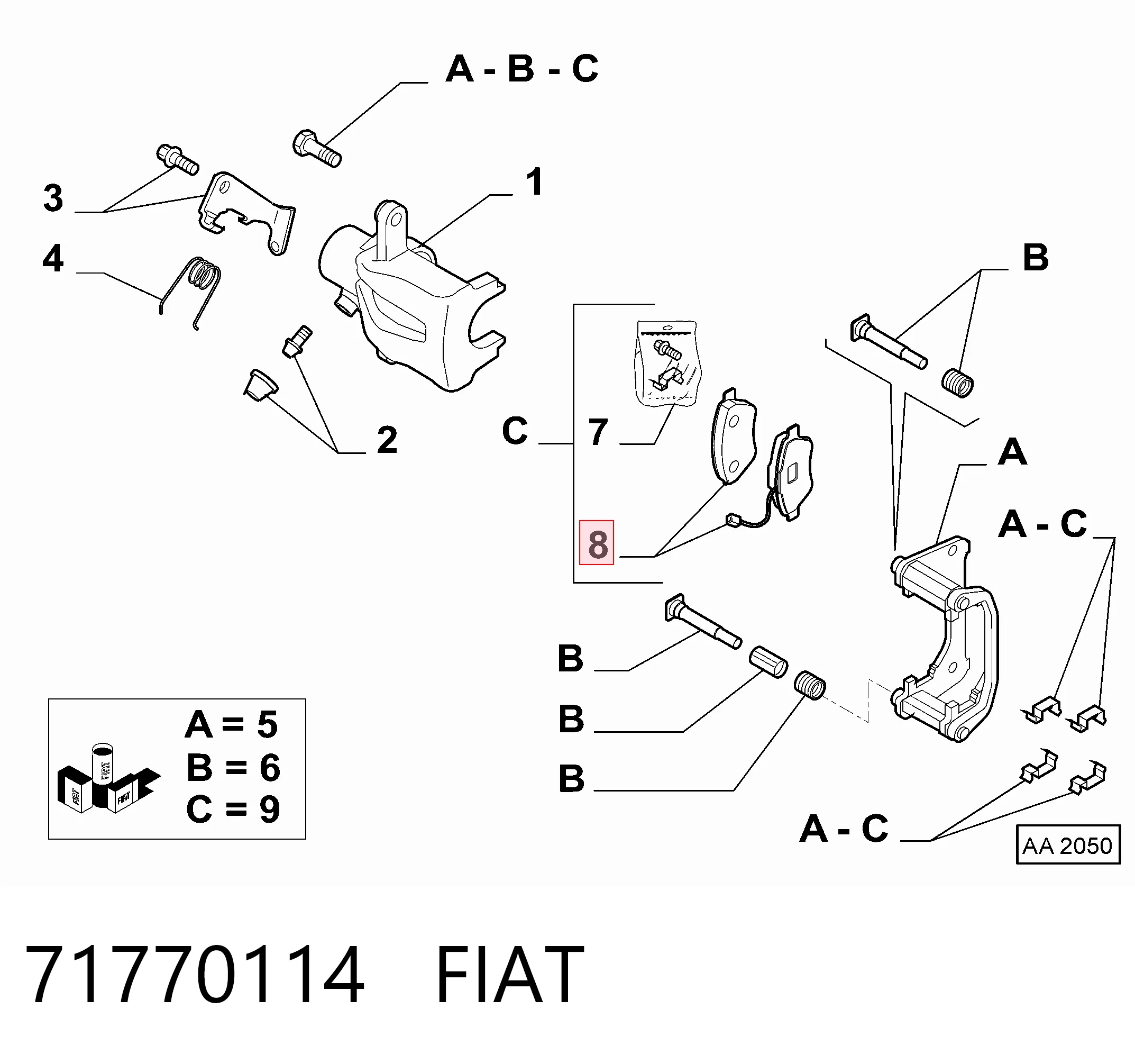 71770114 Fiat/Alfa/Lancia