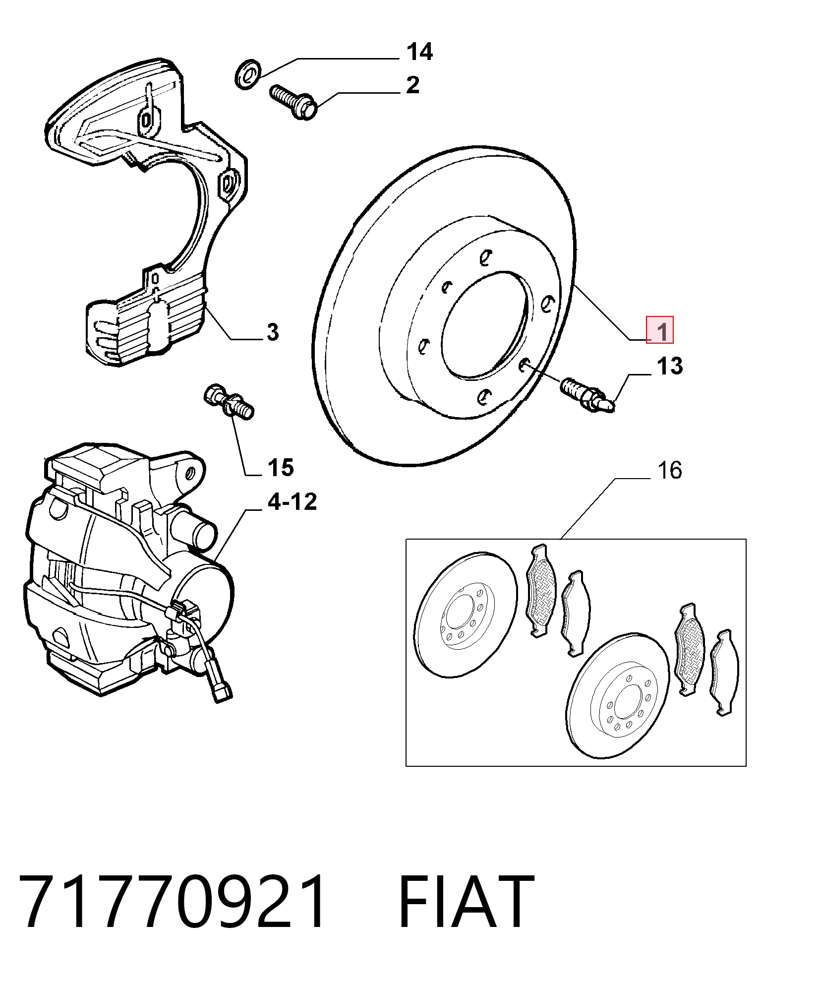 71770921 Fiat/Alfa/Lancia