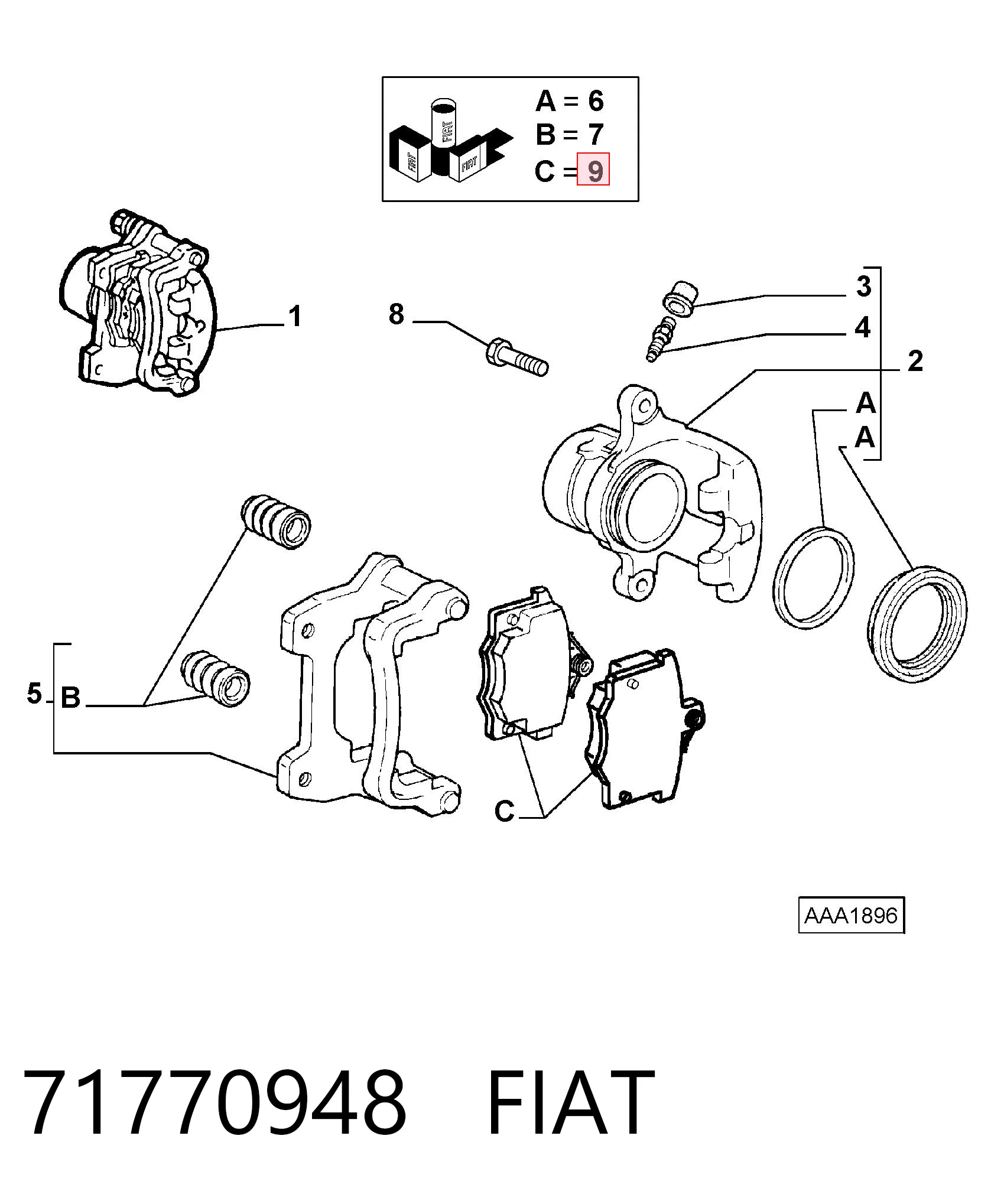 71770948 Fiat/Alfa/Lancia