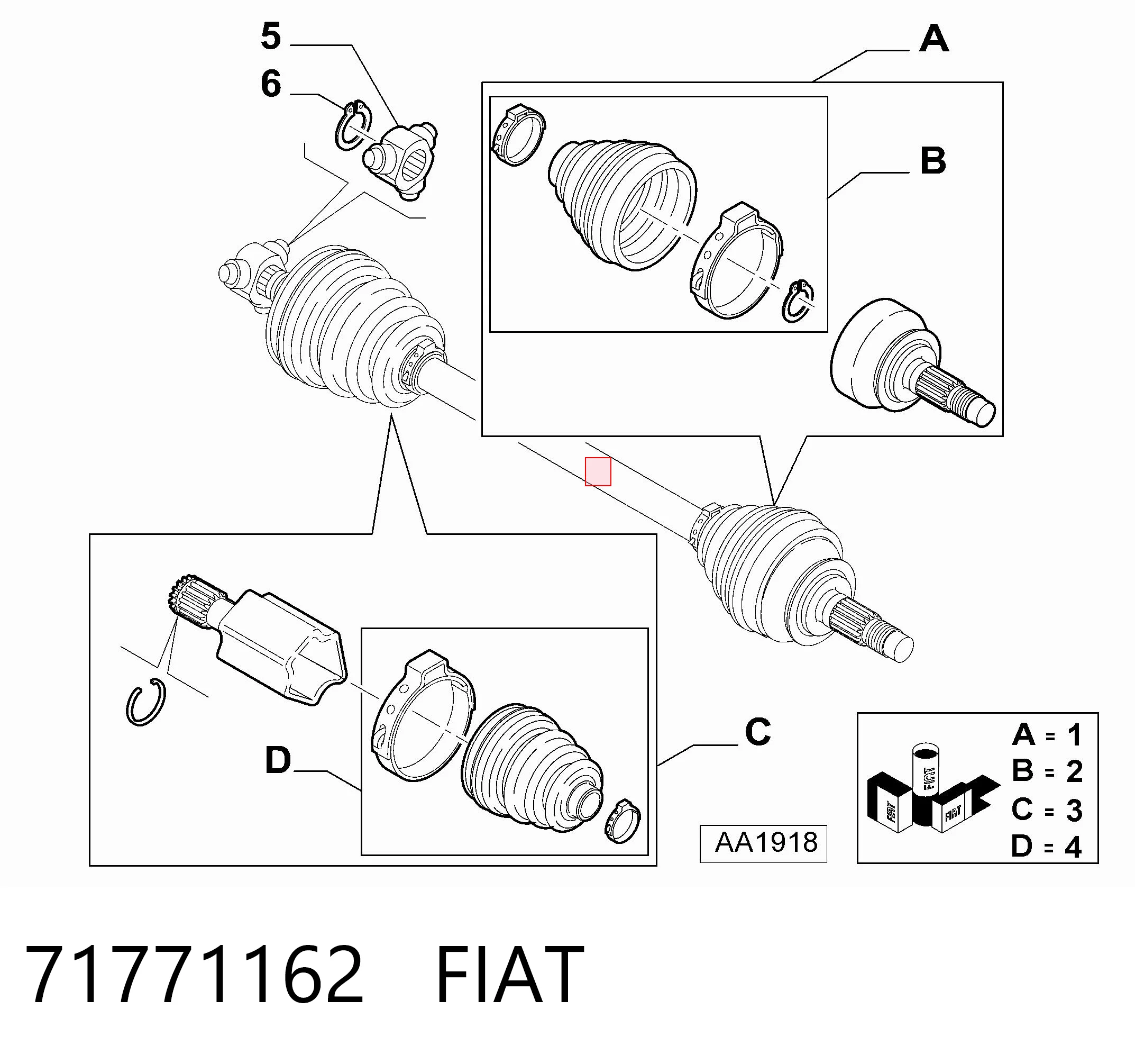 71771162 Fiat/Alfa/Lancia