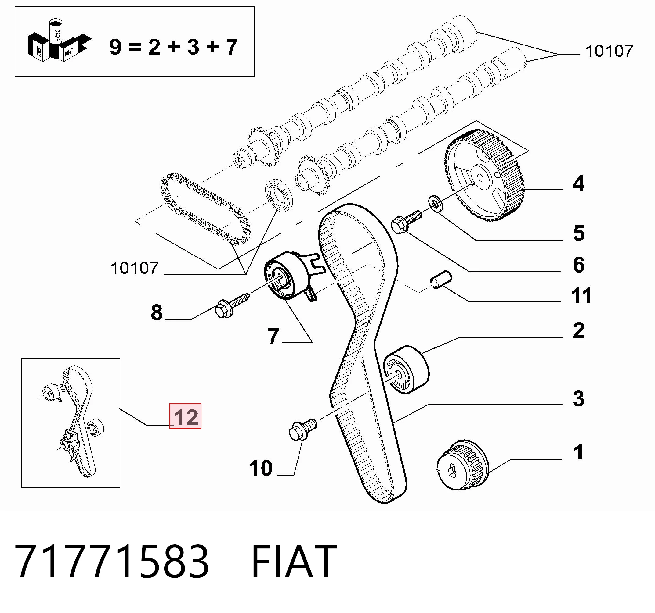  Kit de distribución Ford Kuga 1