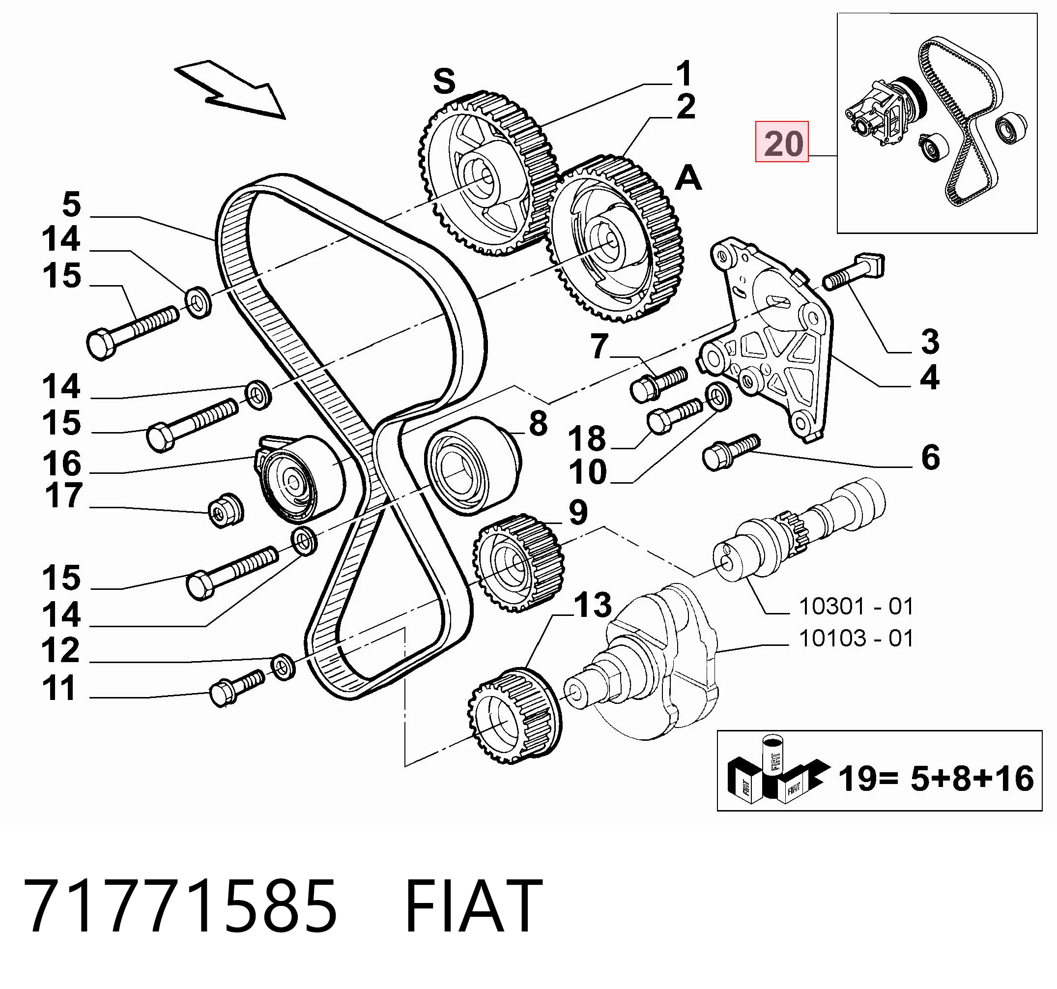 71771585 Fiat/Alfa/Lancia