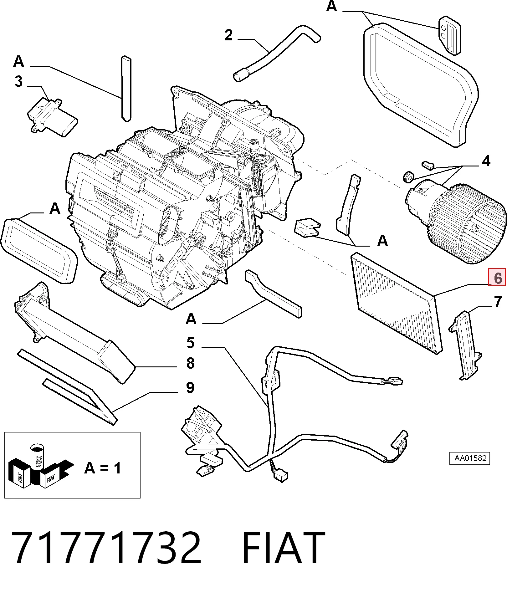71771732 Fiat/Alfa/Lancia