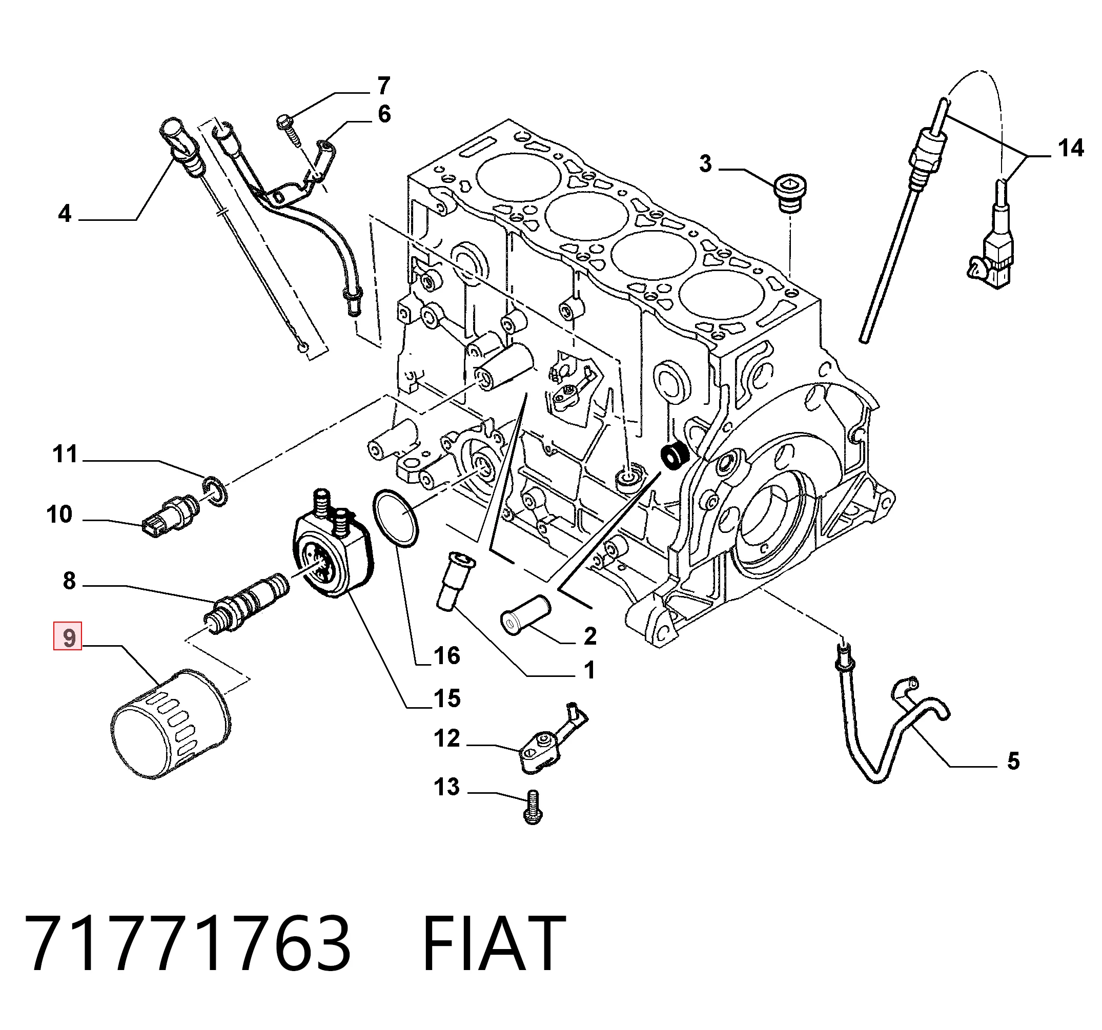 71771763 Fiat/Alfa/Lancia