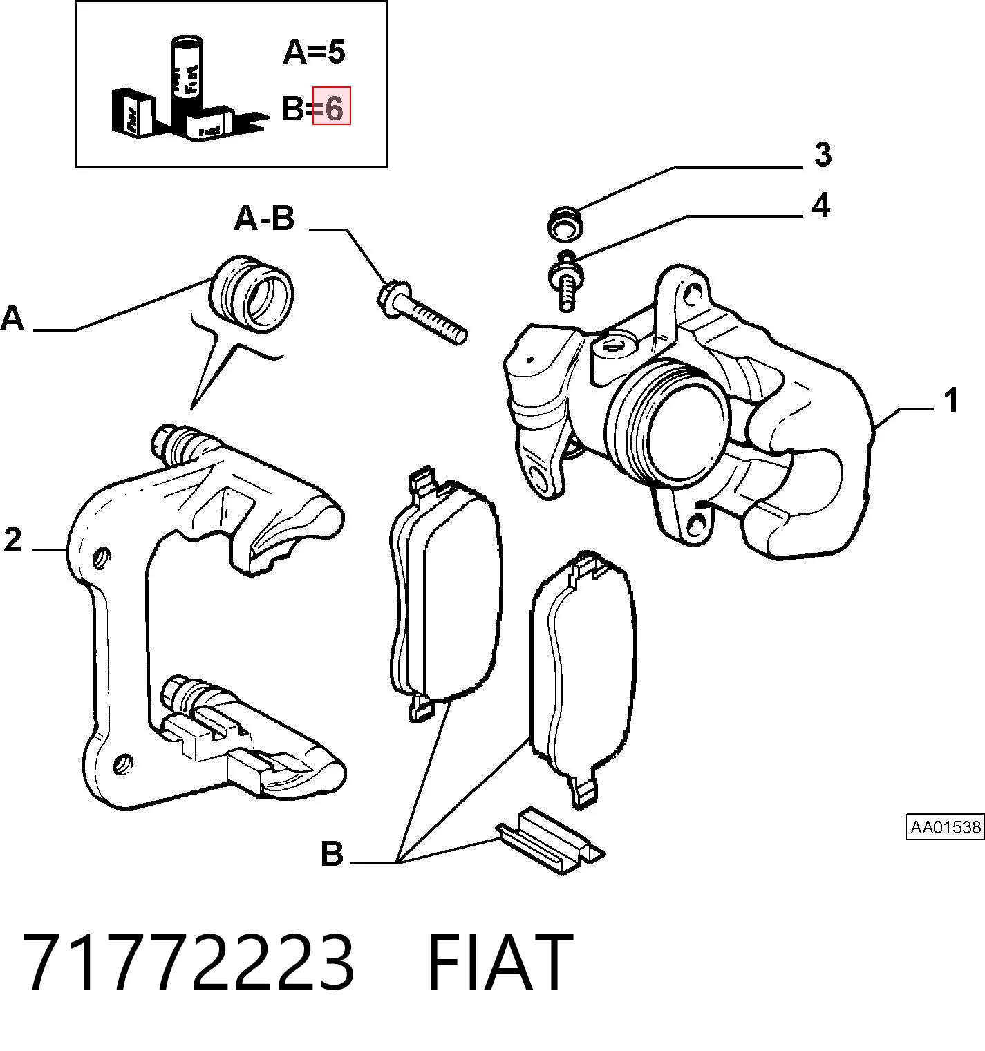 71772223 Fiat/Alfa/Lancia