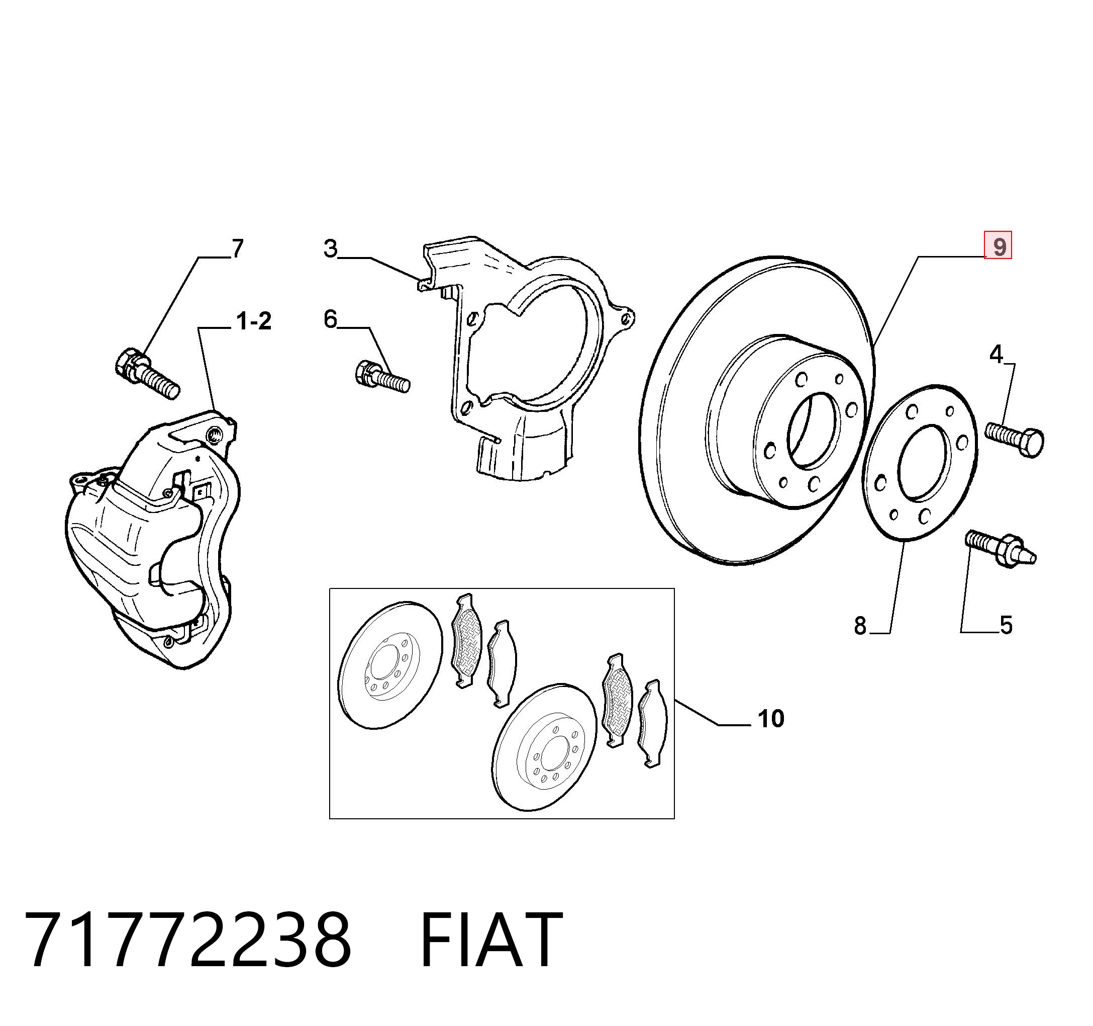 71772238 Fiat/Alfa/Lancia