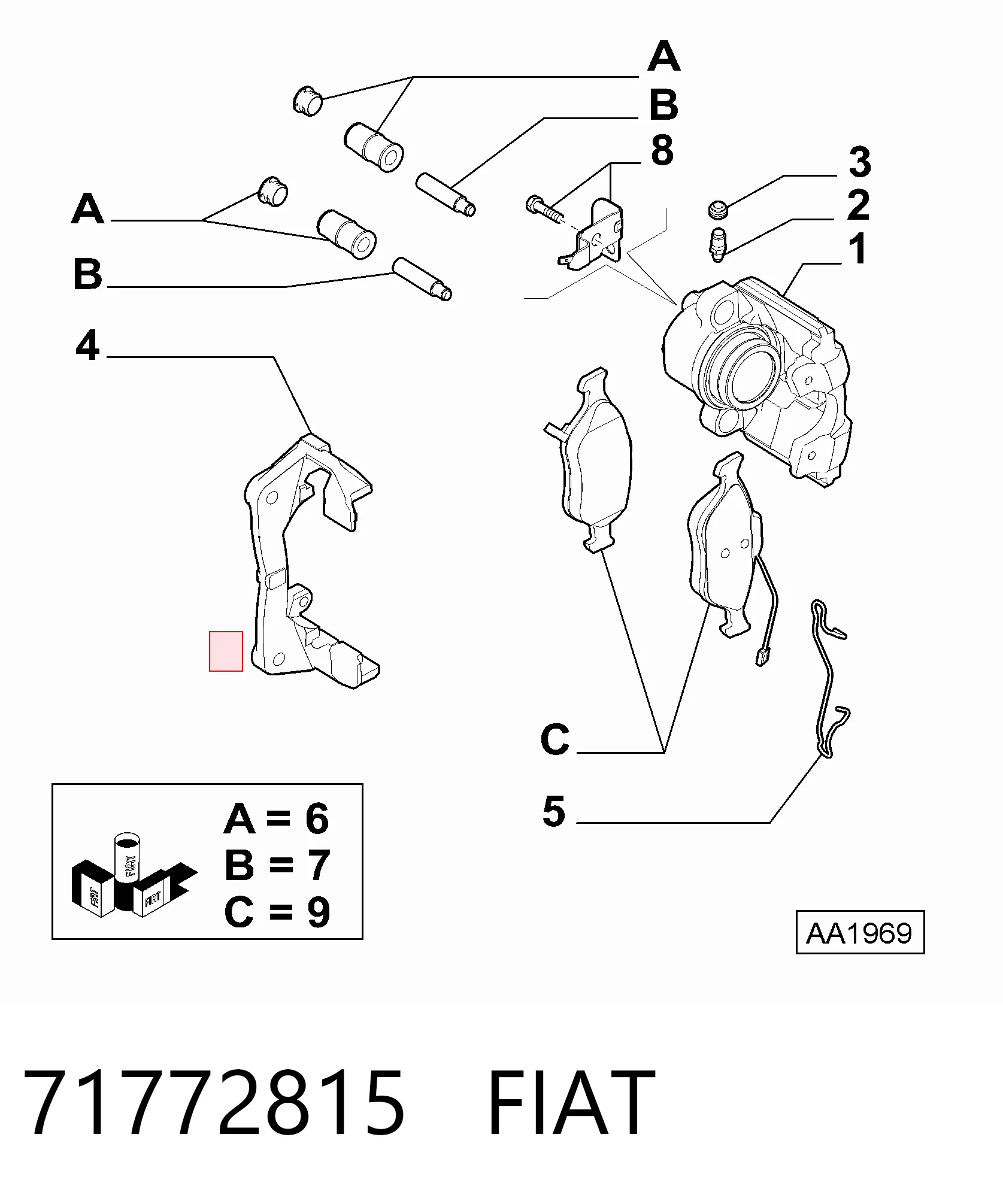71772815 Fiat/Alfa/Lancia