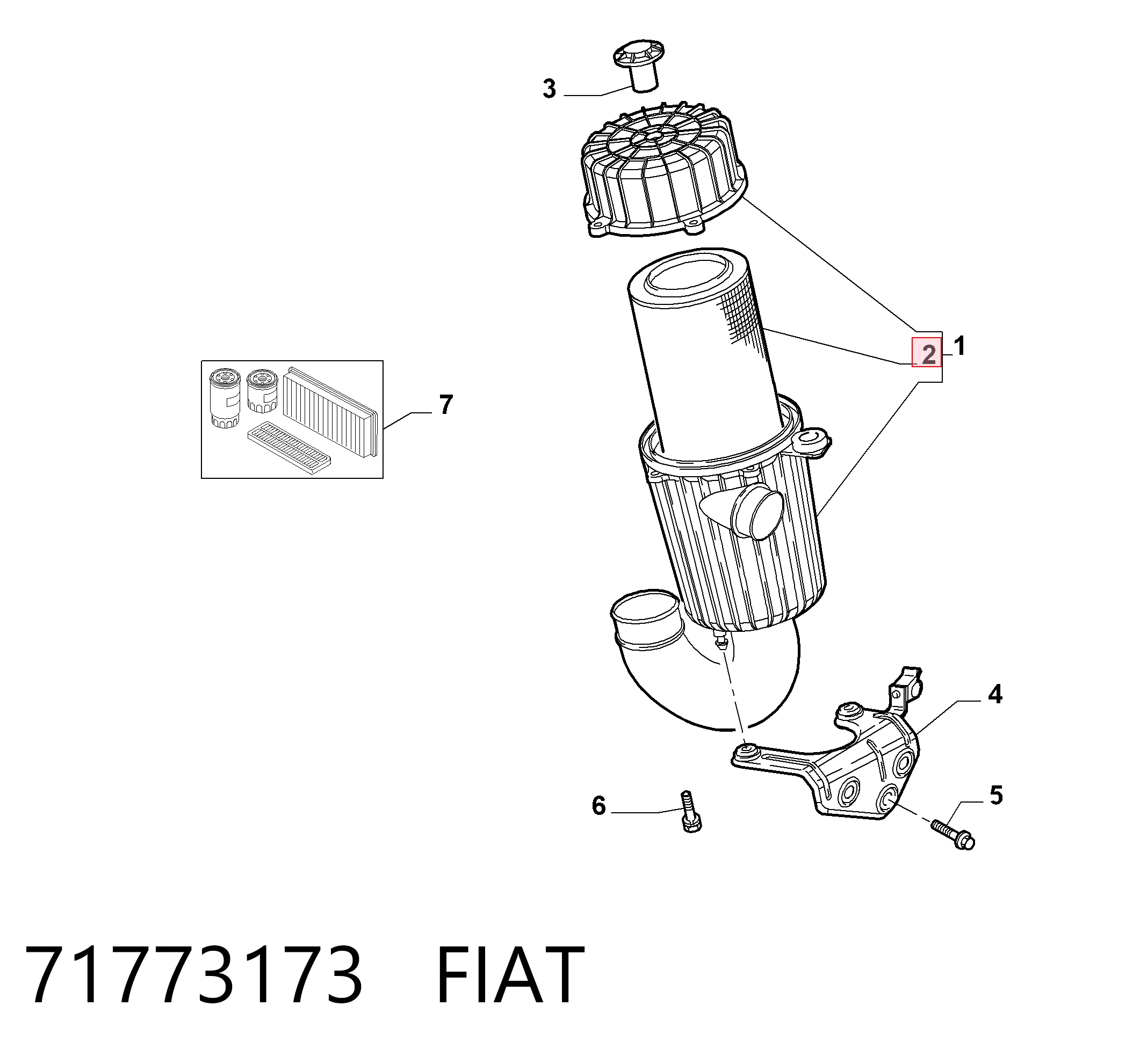 71773173 Fiat/Alfa/Lancia