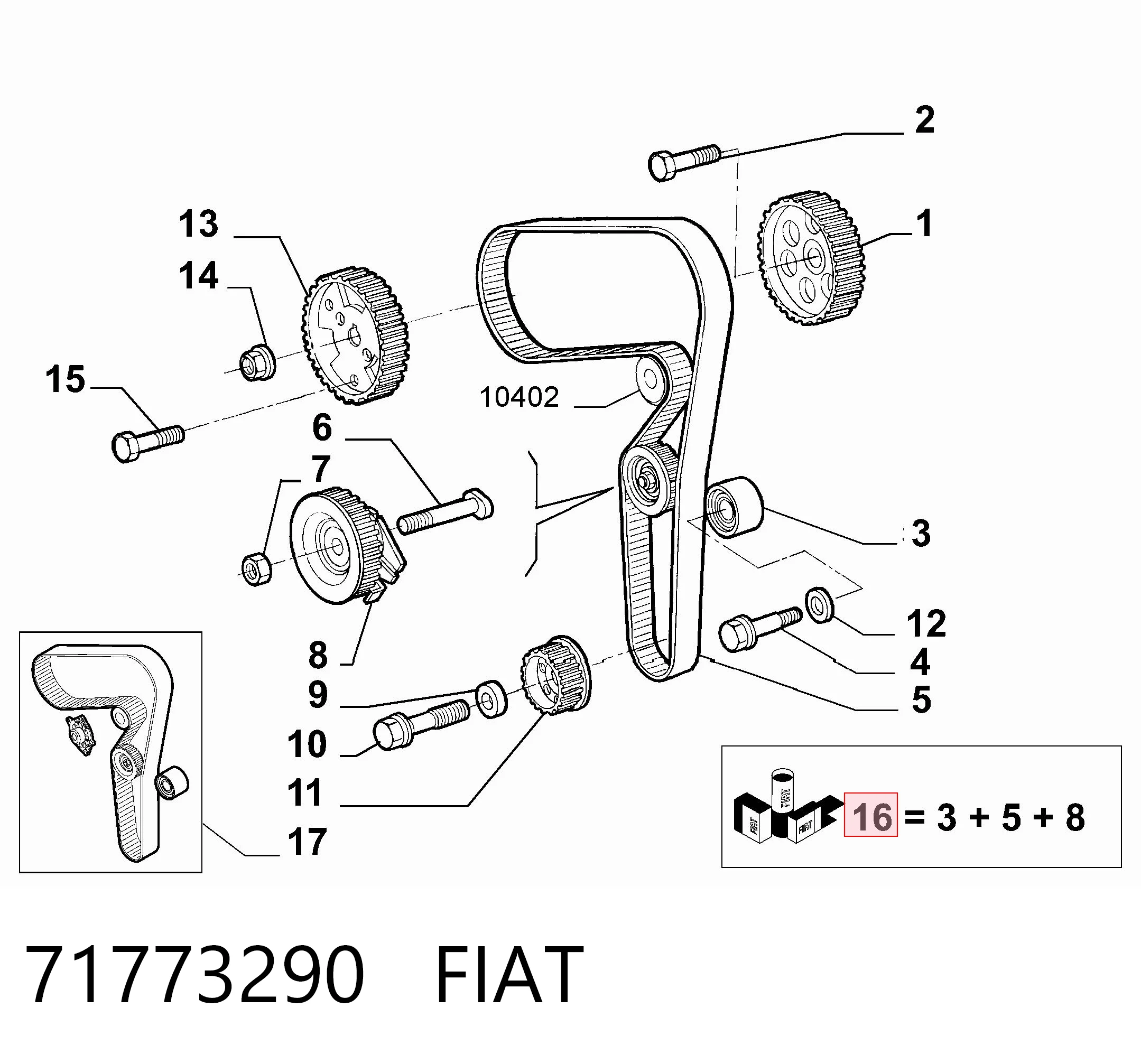 71773290 Fiat/Alfa/Lancia