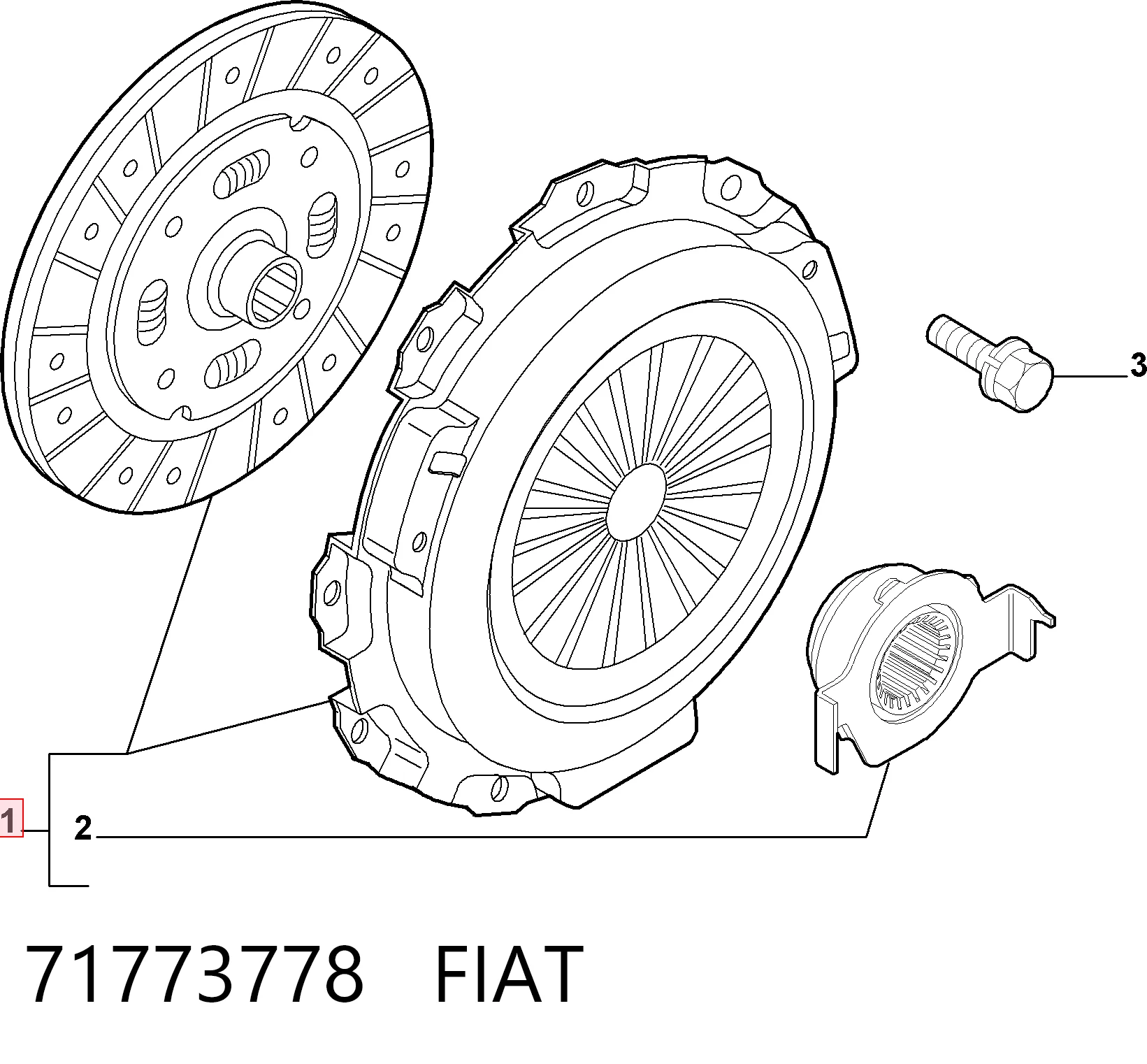 Kit de embrague Fiat Fiorino  furgoneta comprar en España