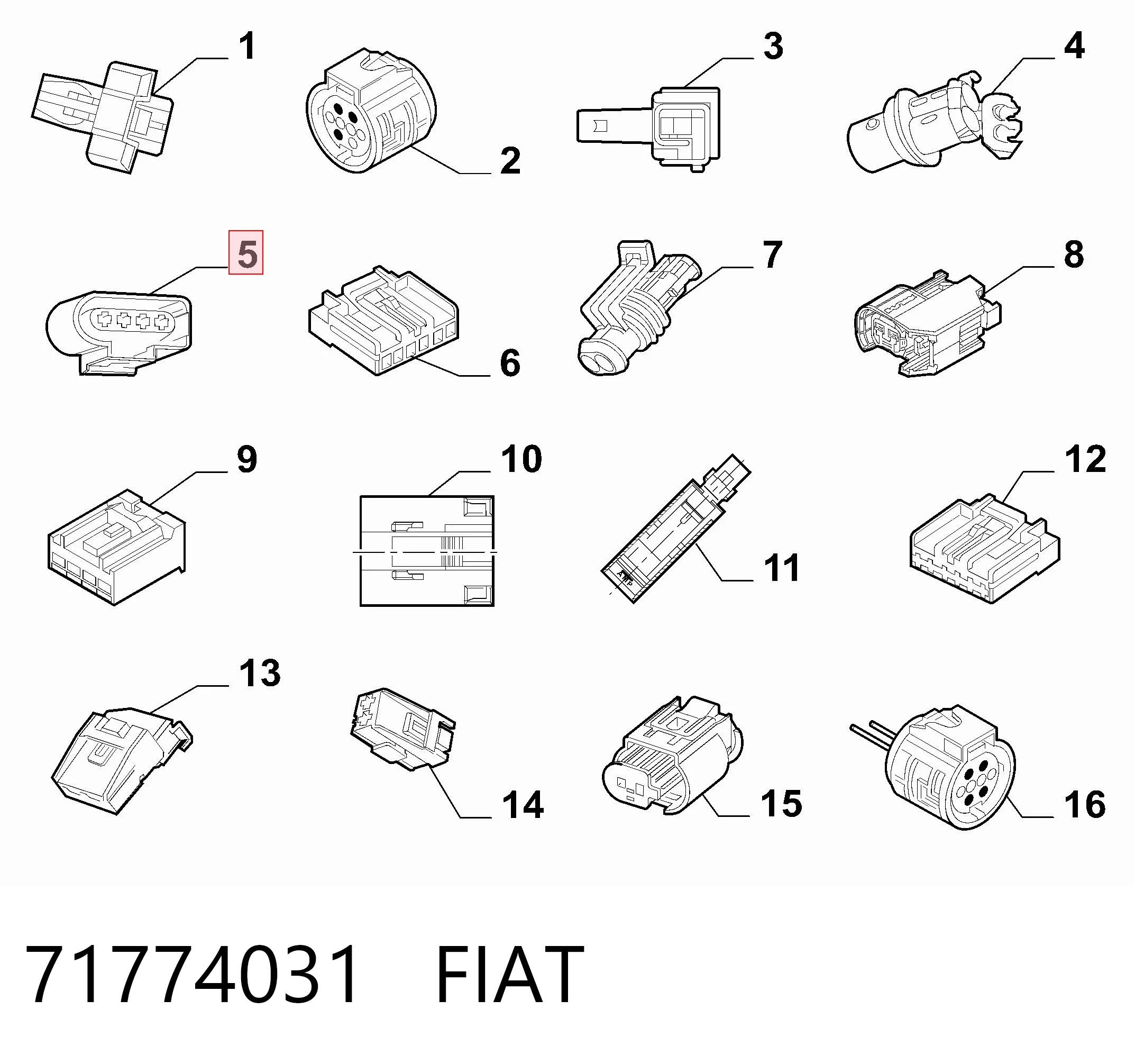 71774031 Fiat/Alfa/Lancia