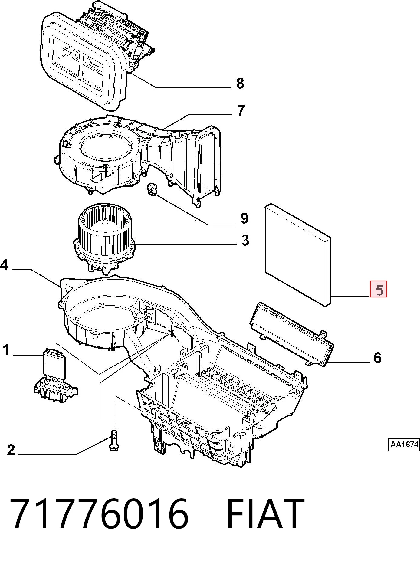 71776016 Fiat/Alfa/Lancia