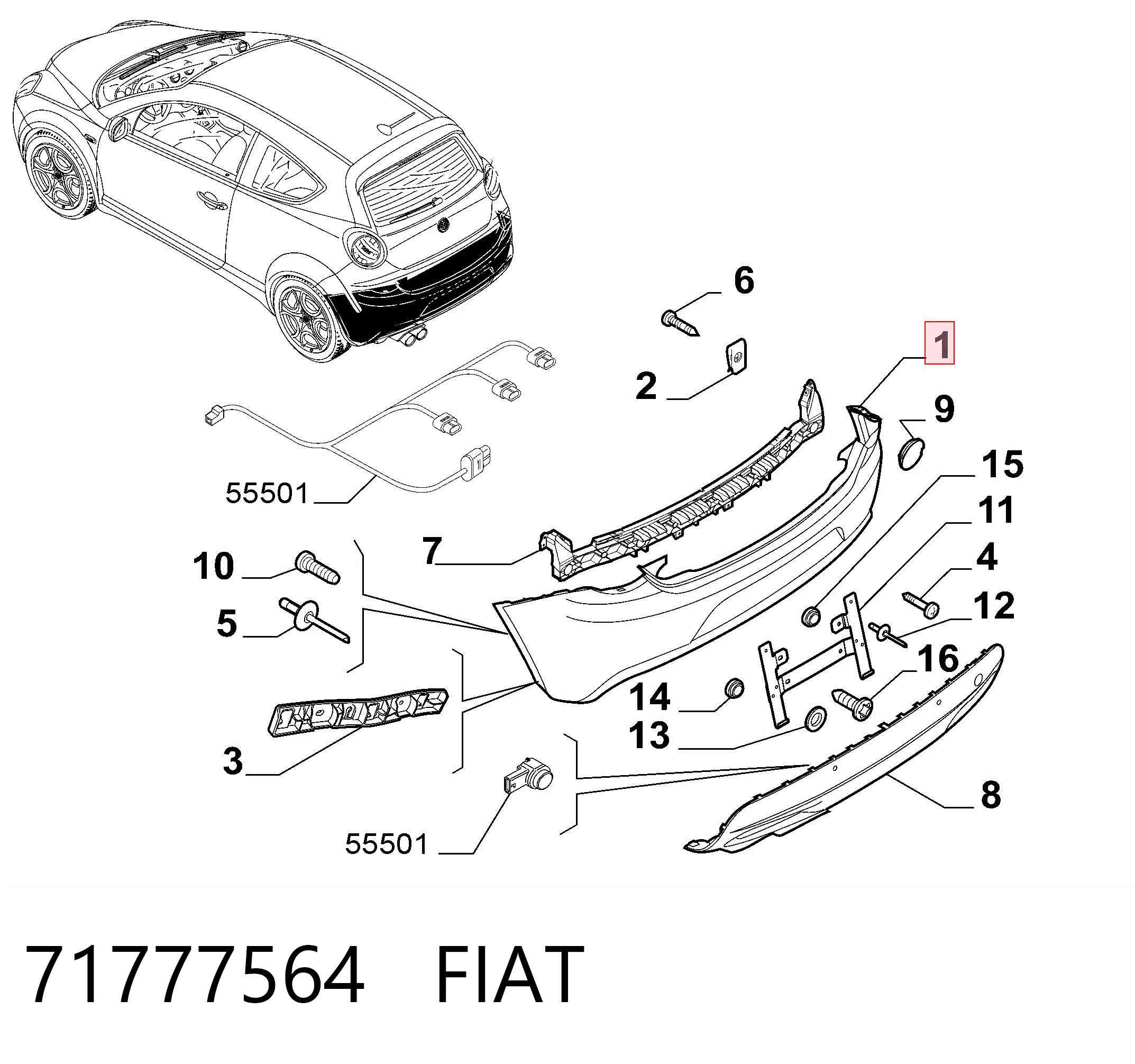 71777564 Fiat/Alfa/Lancia