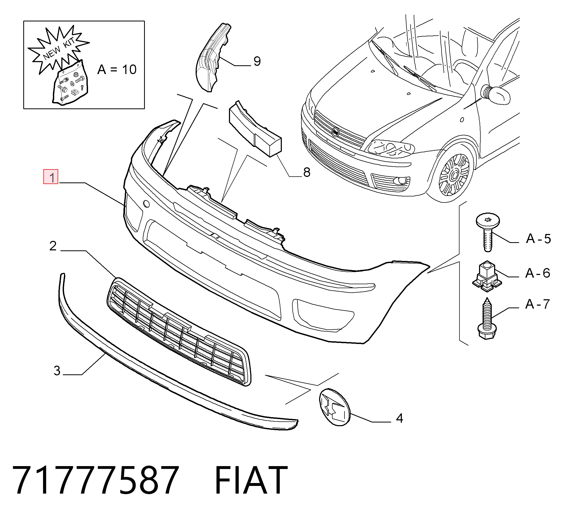 71777587 Fiat/Alfa/Lancia