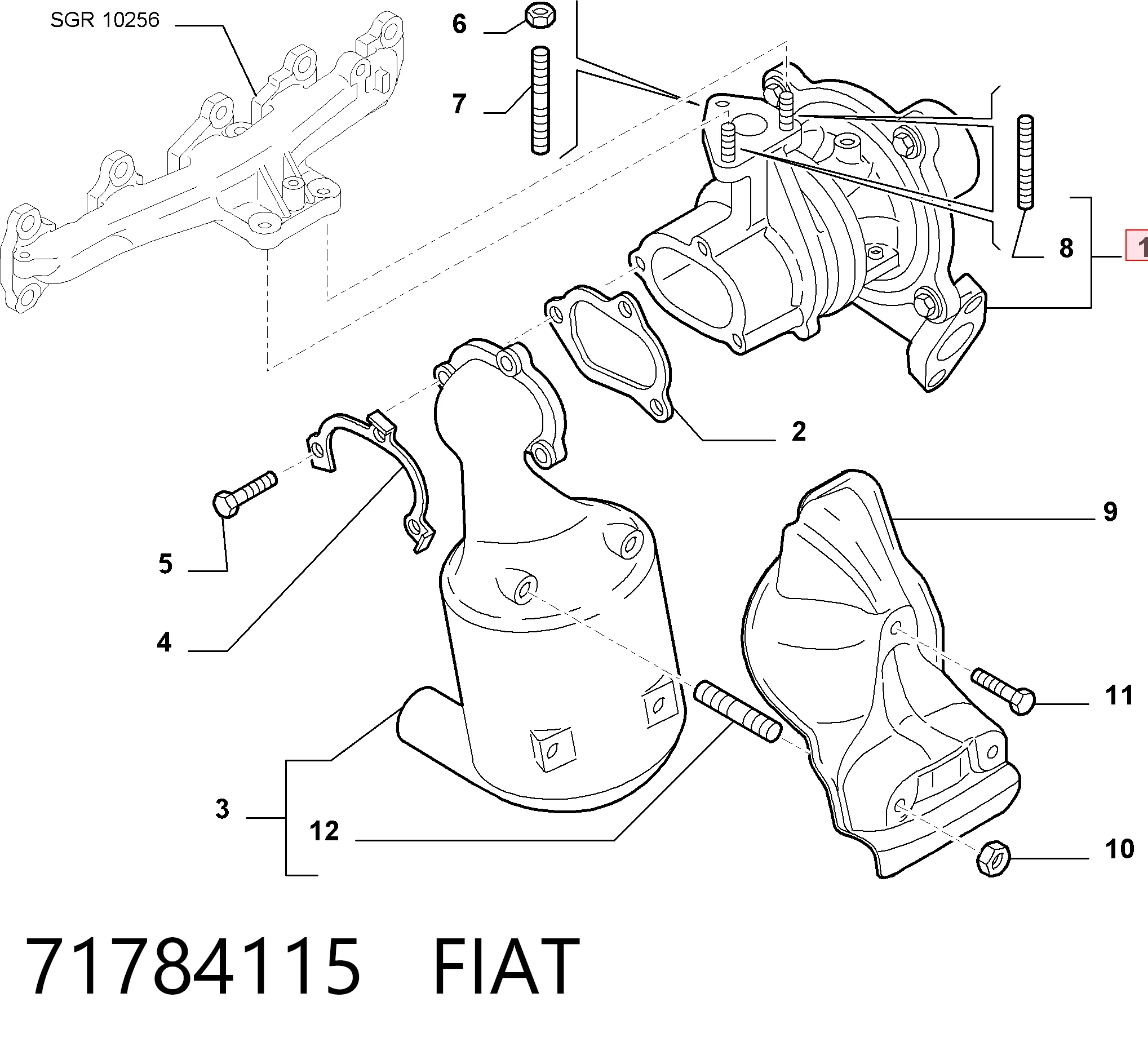 Turbocompresor para Fiat Palio 178DX