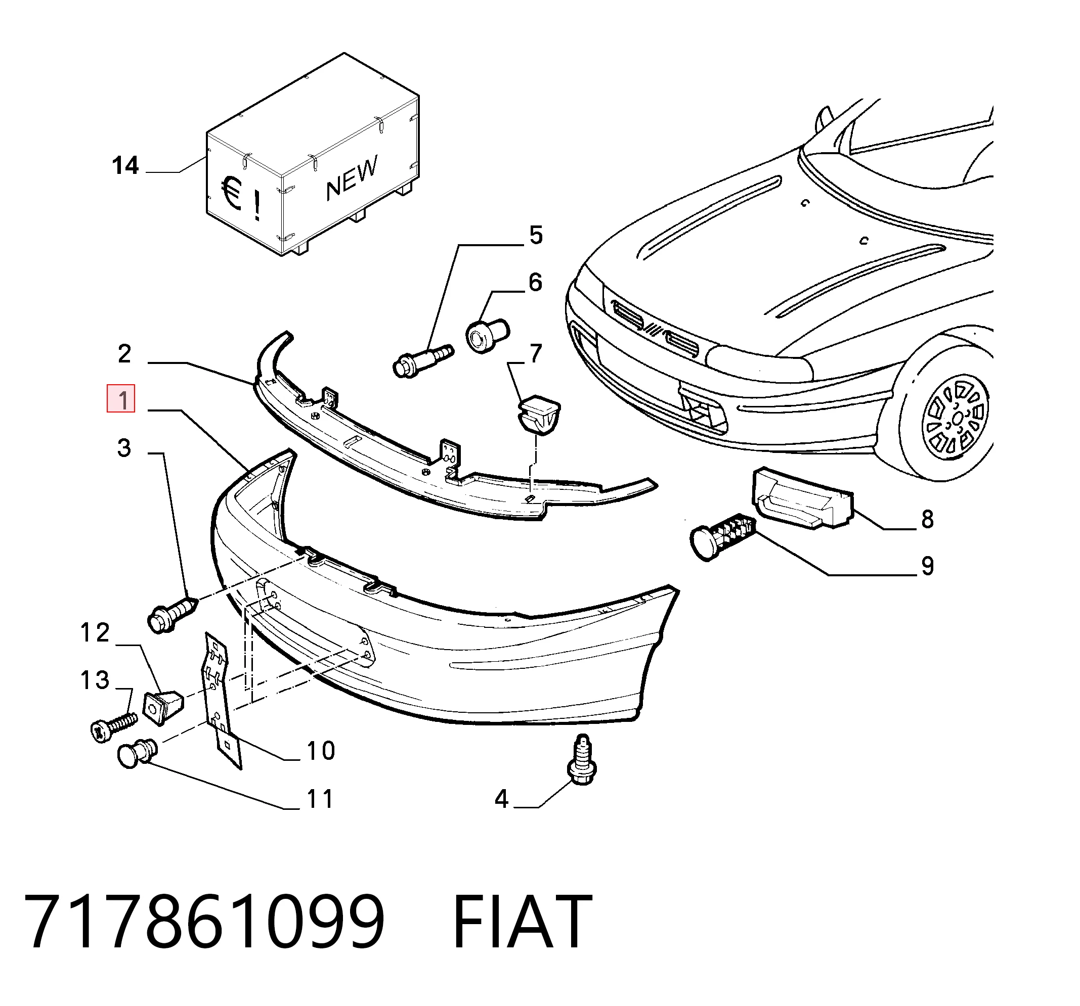 717861099 Fiat/Alfa/Lancia