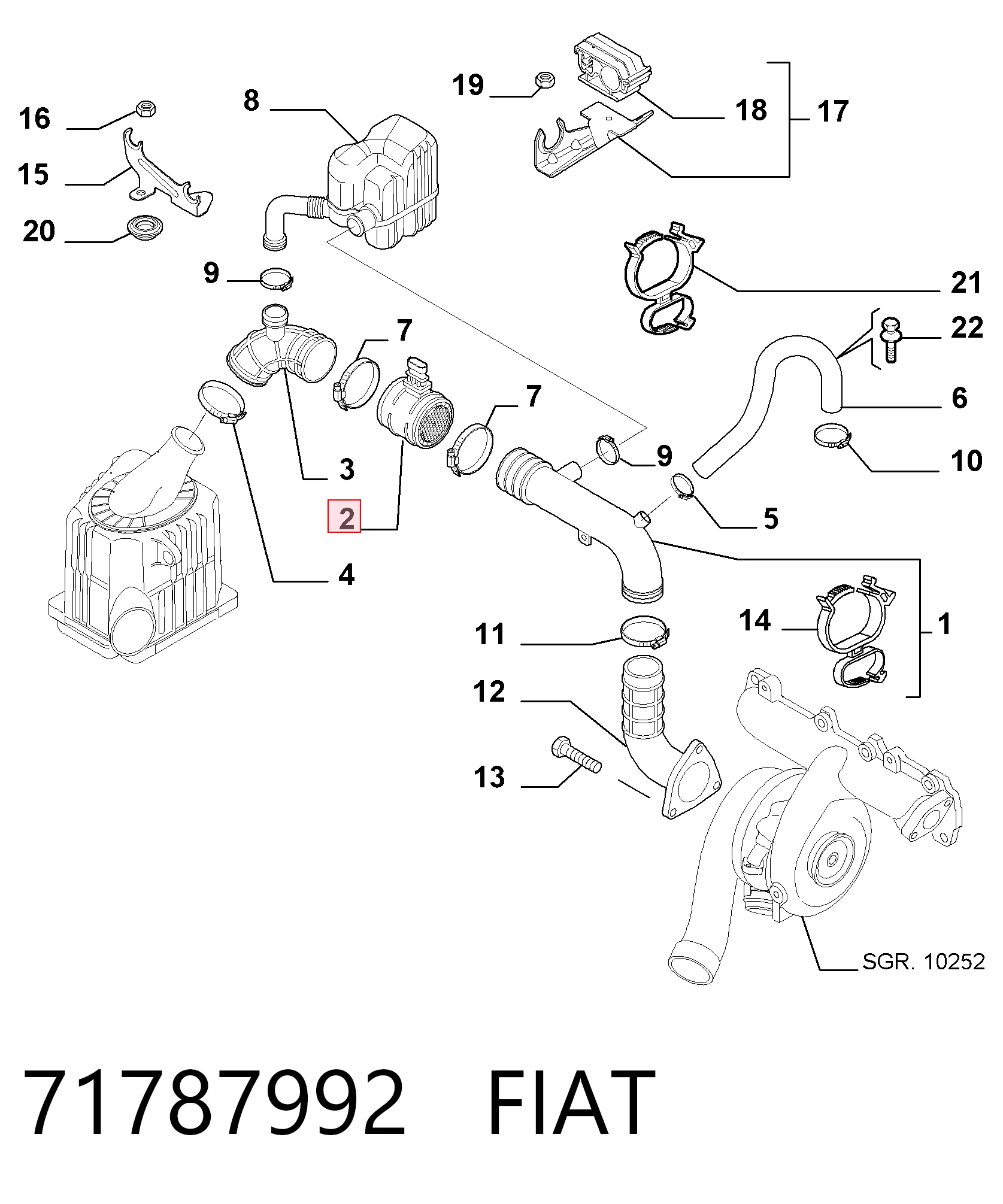 71787992 Fiat/Alfa/Lancia