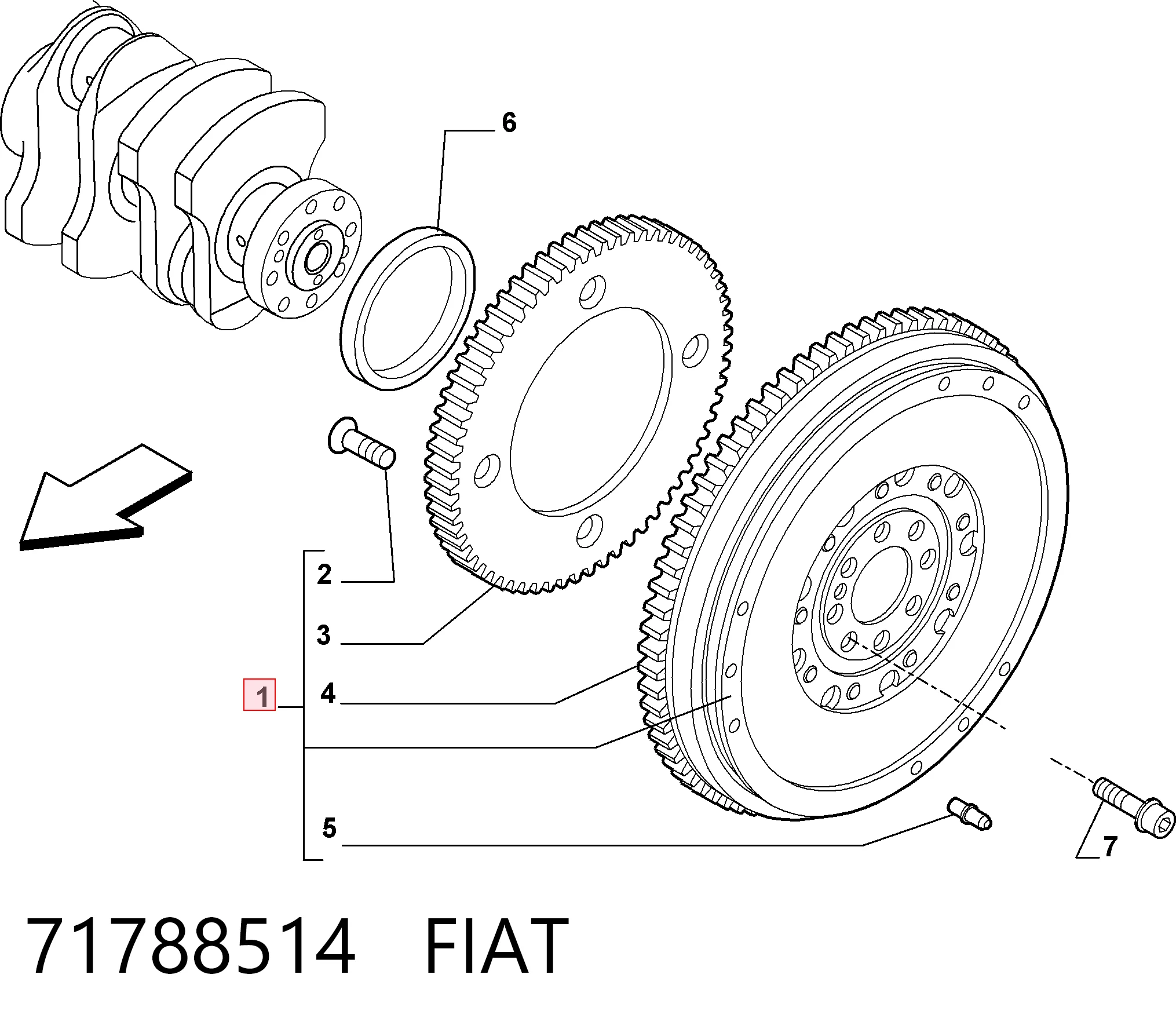 71788514 Fiat/Alfa/Lancia