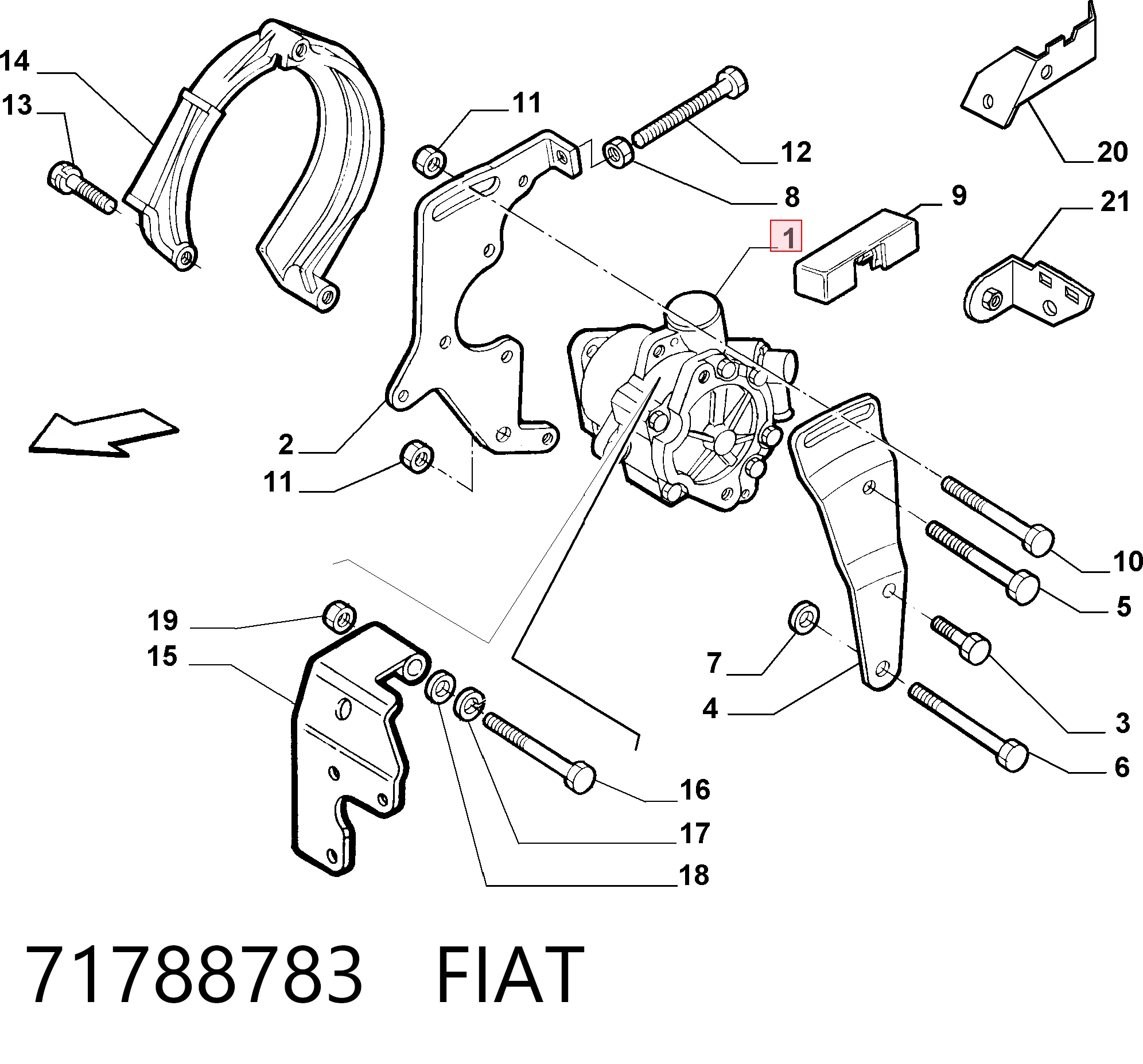 71788783 Fiat/Alfa/Lancia