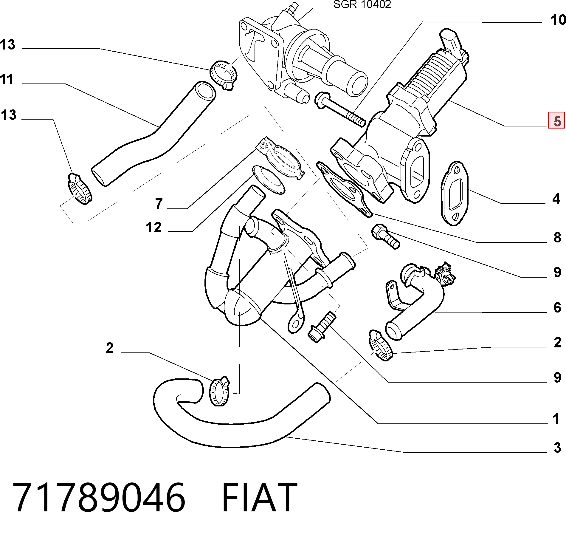 71789046 Fiat/Alfa/Lancia