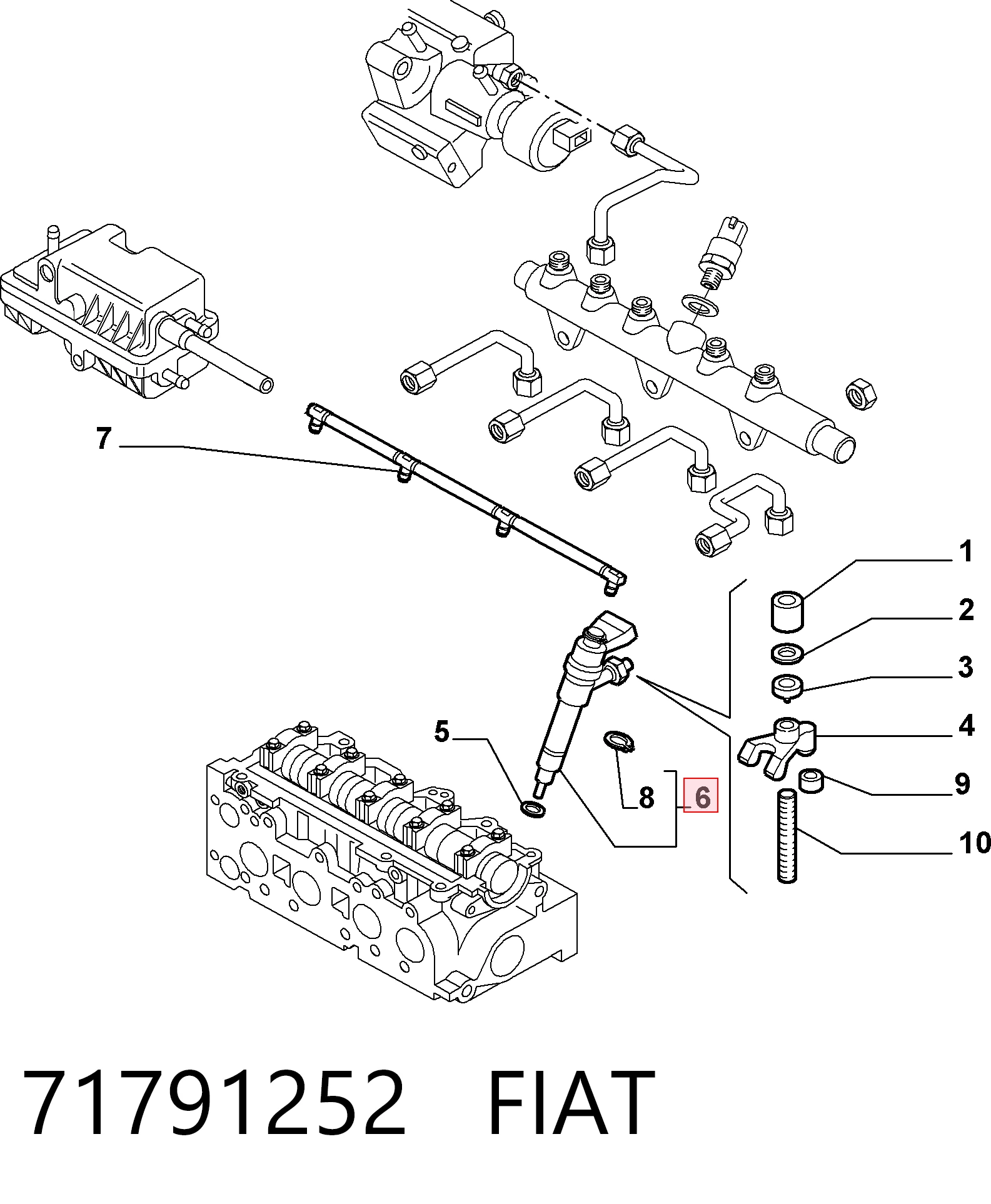 Comprar Inyector de combustible Fiat Palio  178DX a bajo precio