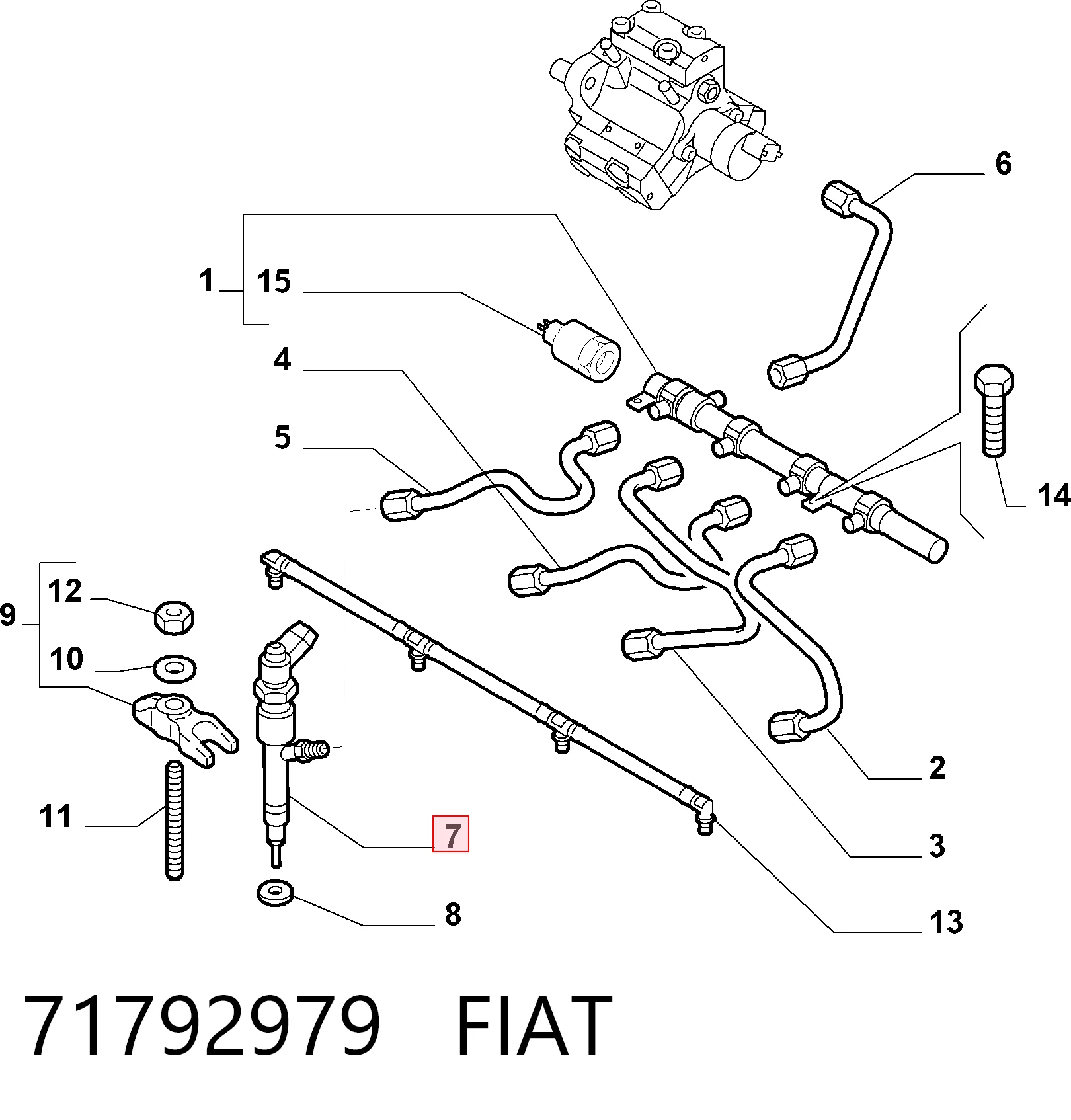 Inyector para Alfa Romeo 159 939