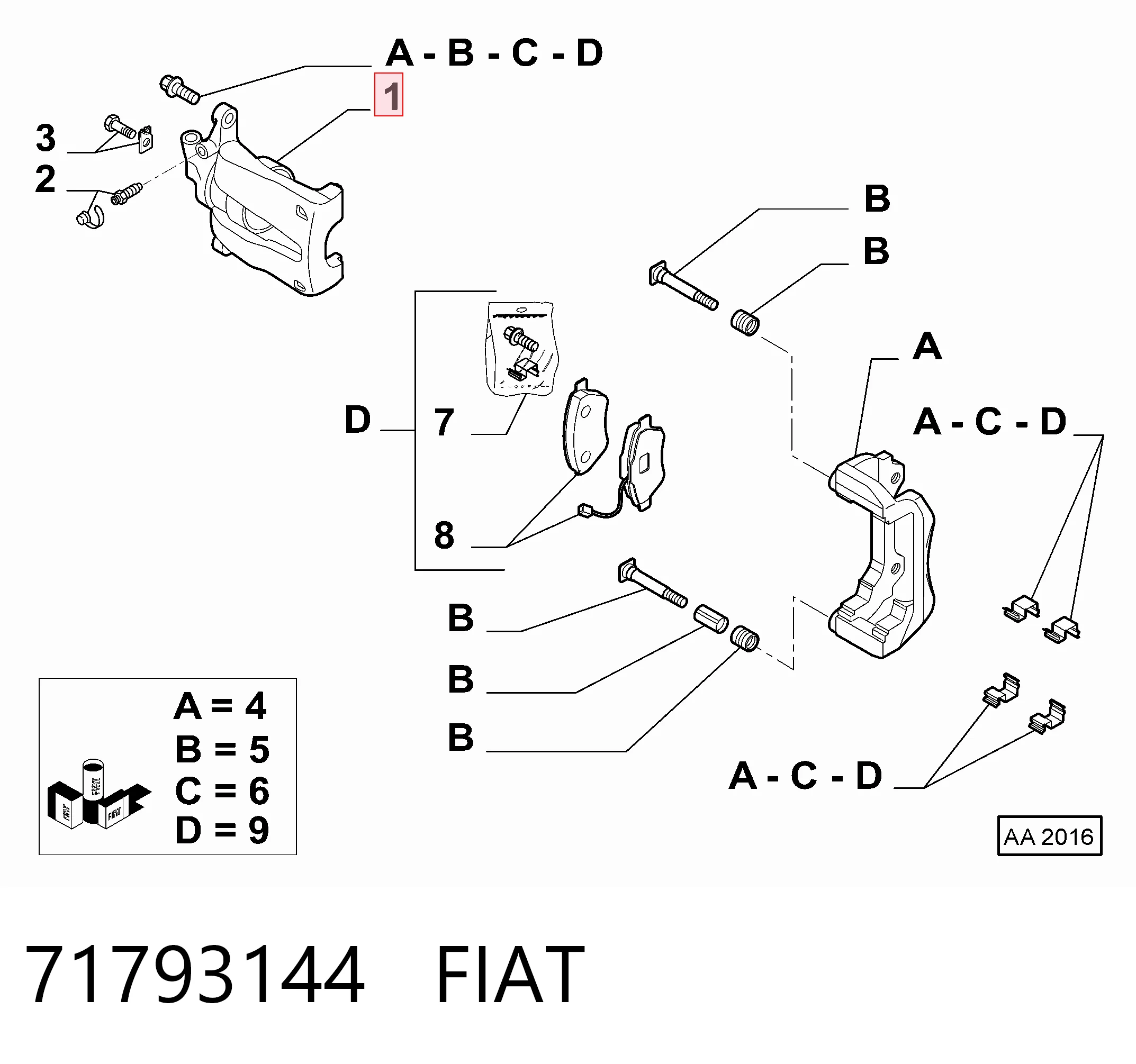 71793144 Fiat/Alfa/Lancia