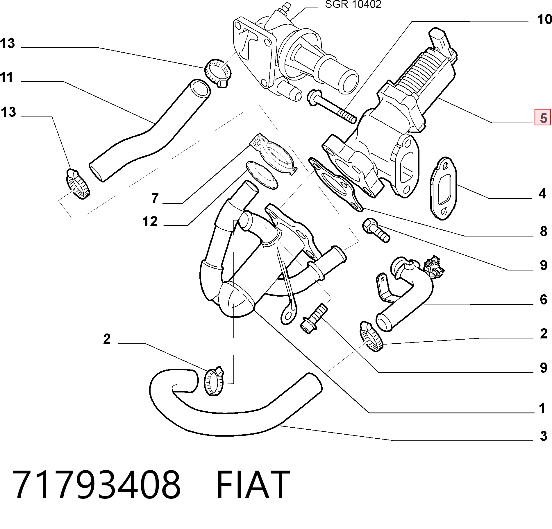 71793408 Fiat/Alfa/Lancia