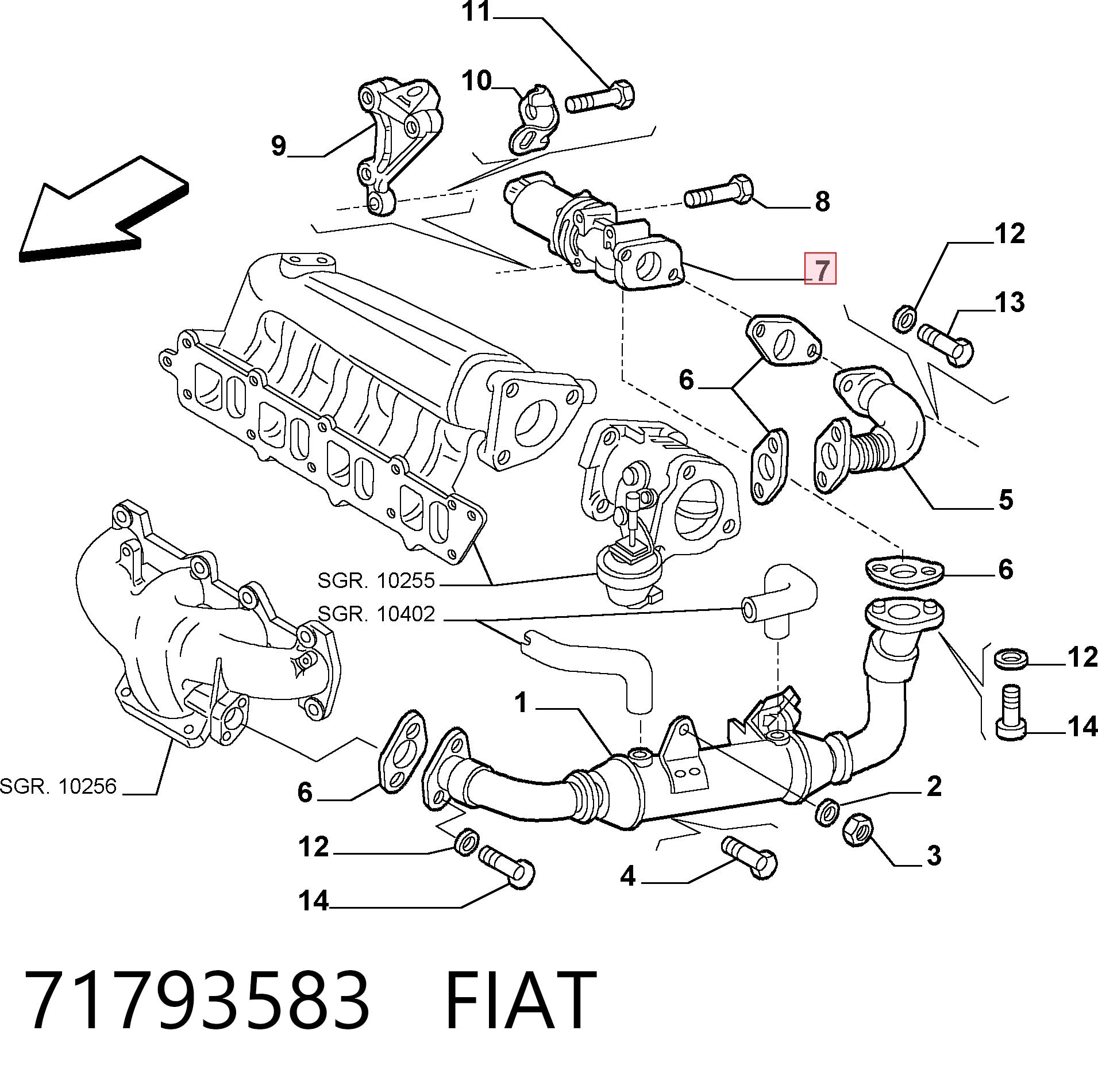 71793583 Fiat/Alfa/Lancia
