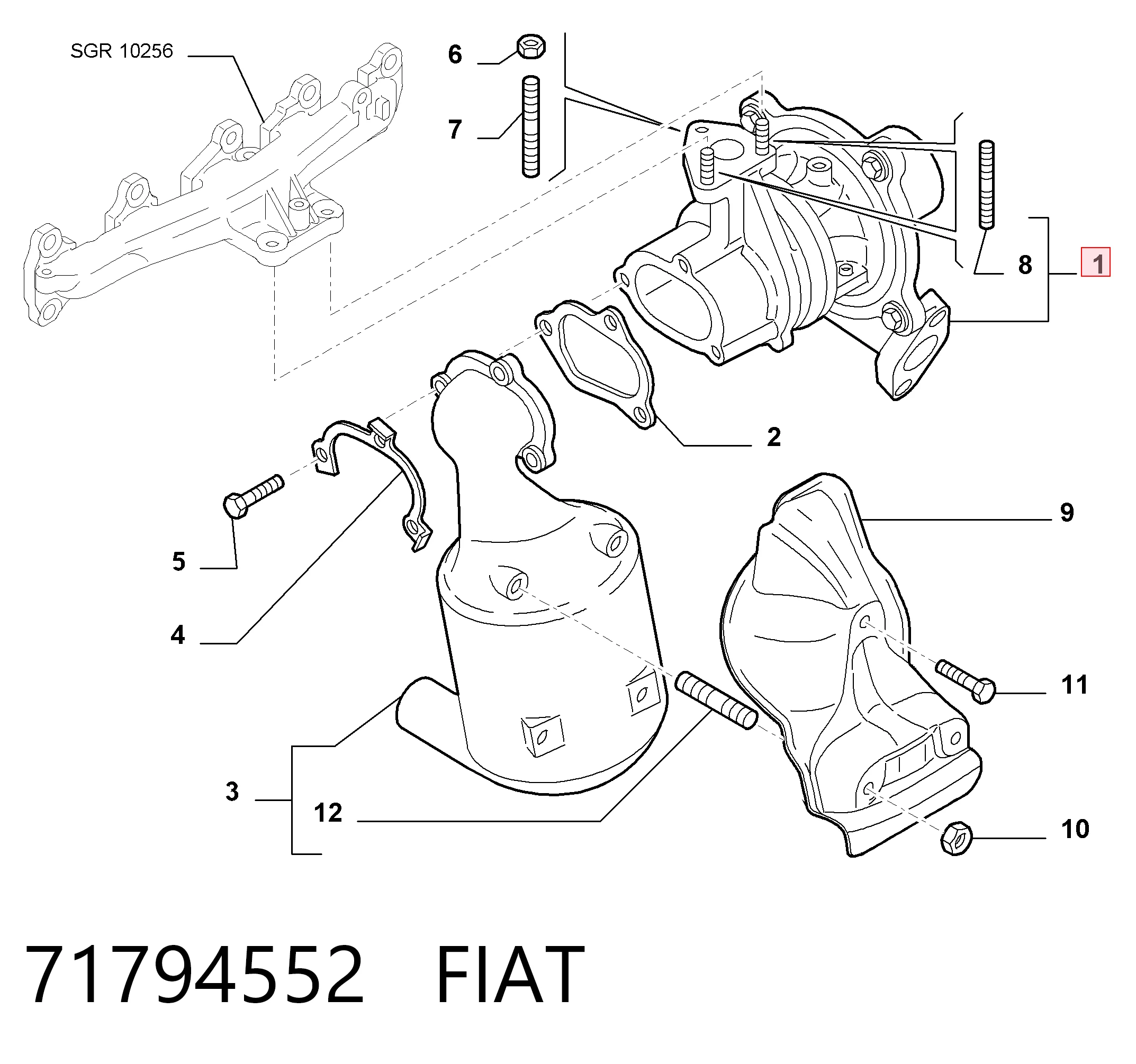 71794552 Fiat/Alfa/Lancia