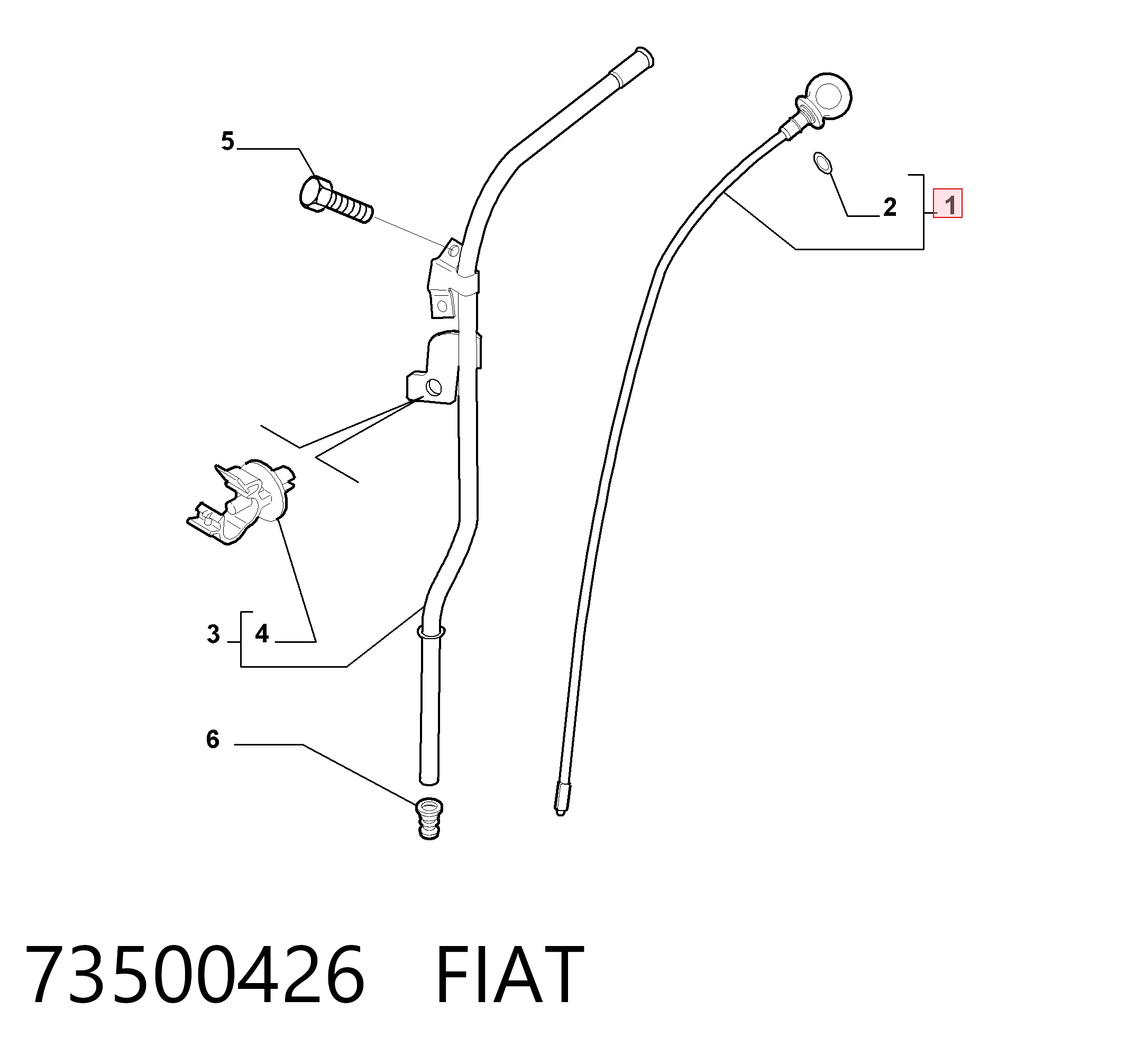 Comprar Varilla de aceite Fiat Tipo EGEA 356