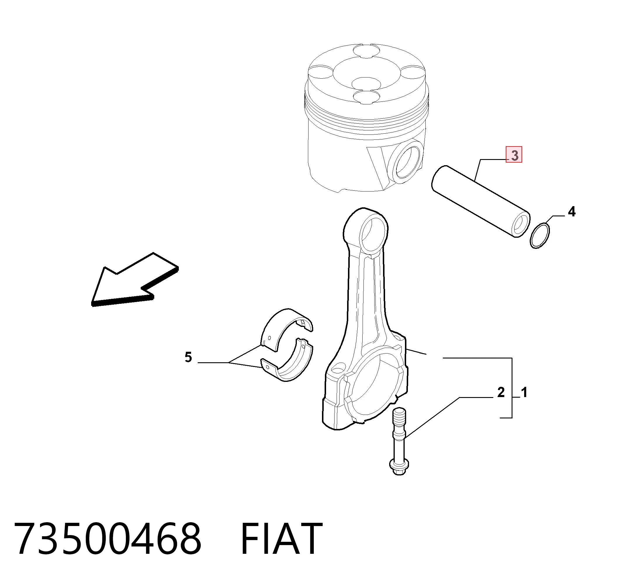 73500468 Fiat/Alfa/Lancia