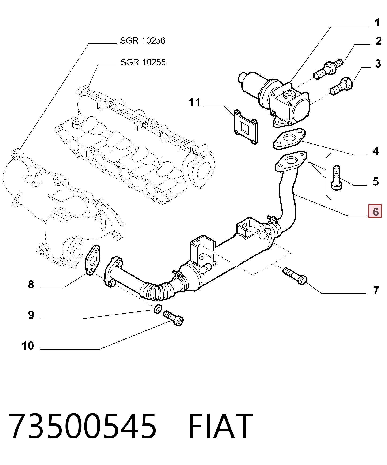 73500545 Fiat/Alfa/Lancia