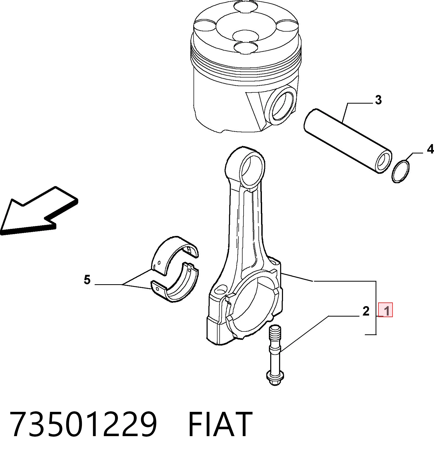 73501229 Fiat/Alfa/Lancia