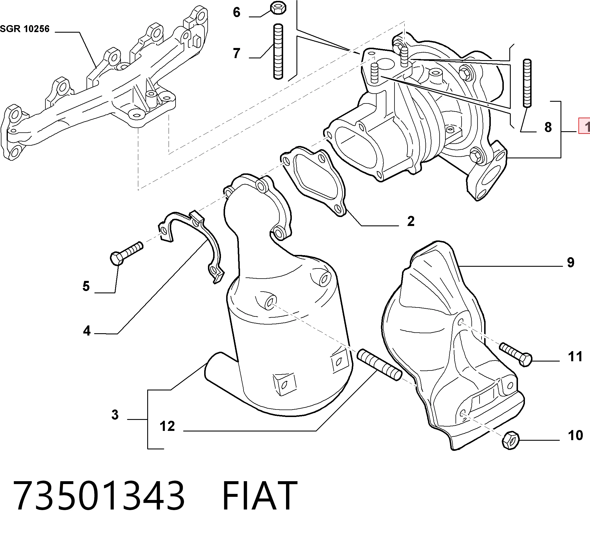 73501343 Fiat/Alfa/Lancia