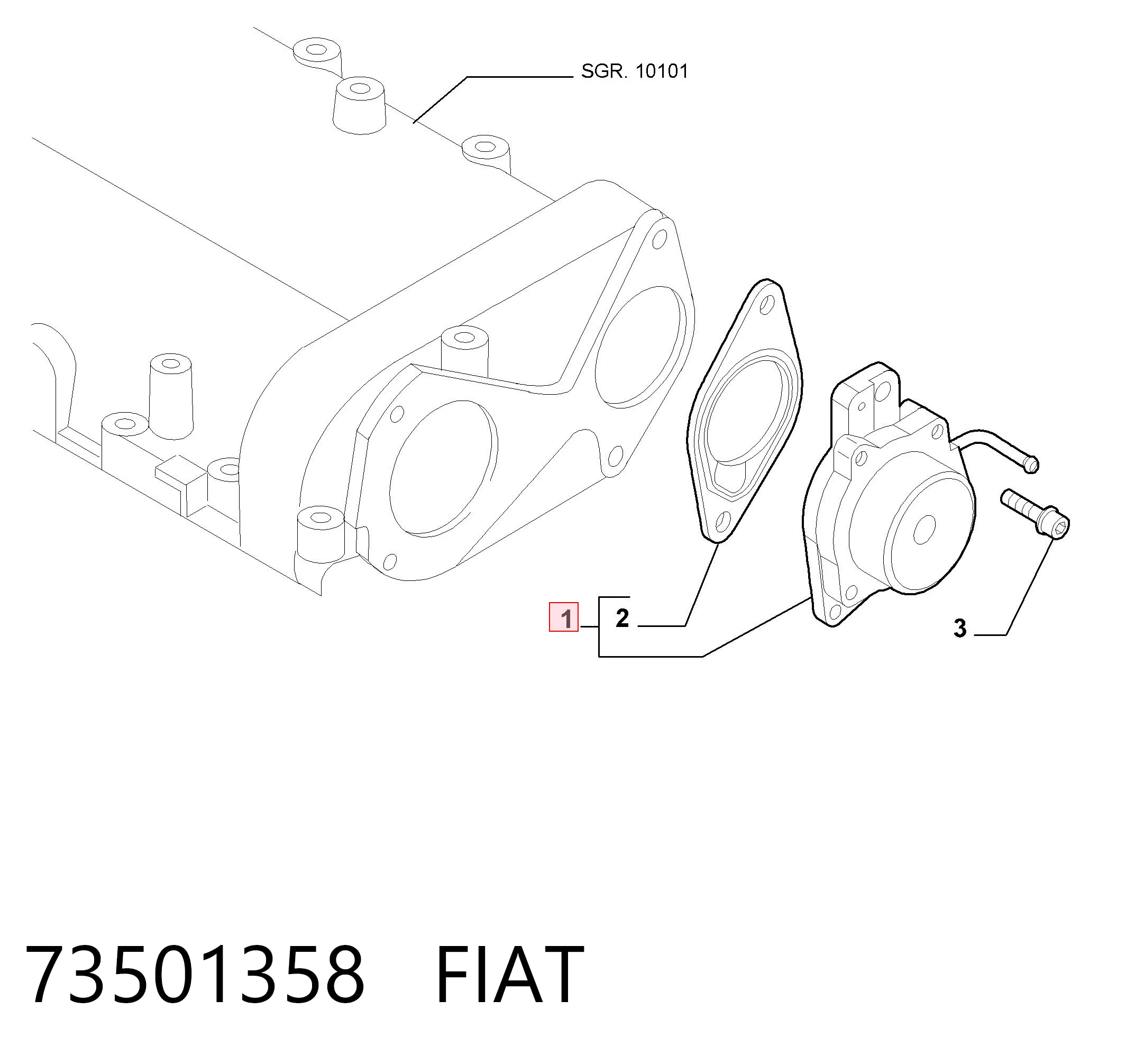 73501358 Fiat/Alfa/Lancia