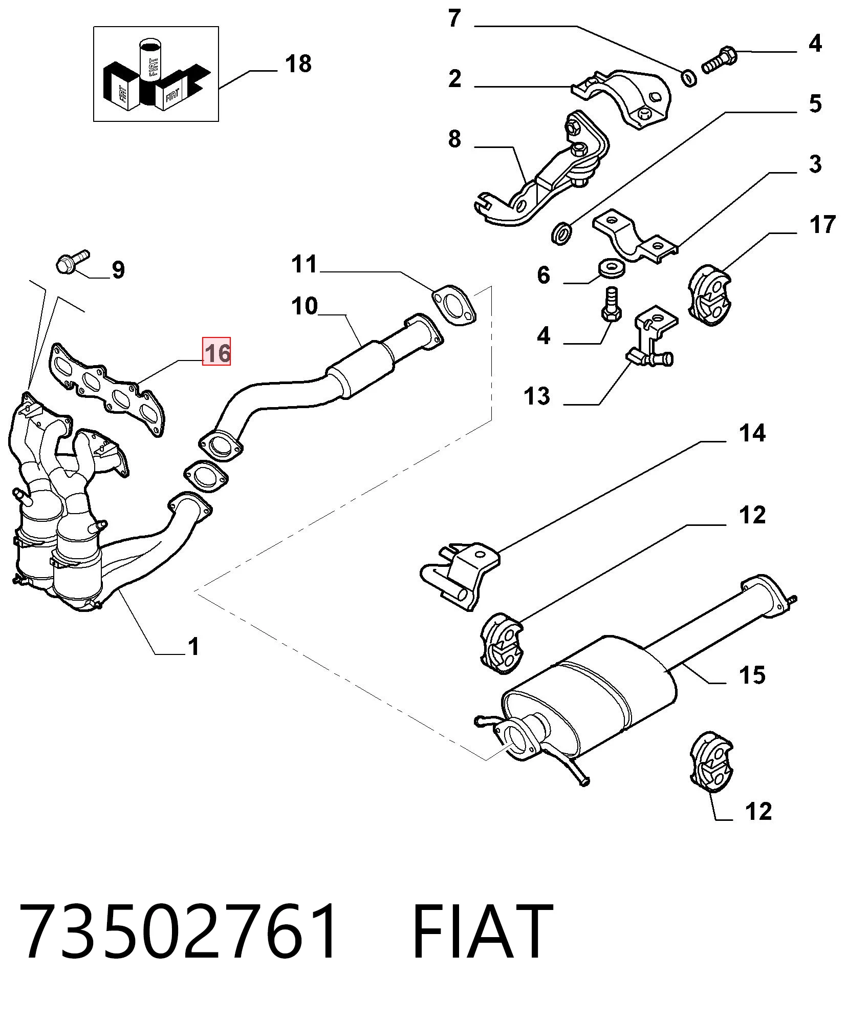 73502761 Fiat/Alfa/Lancia