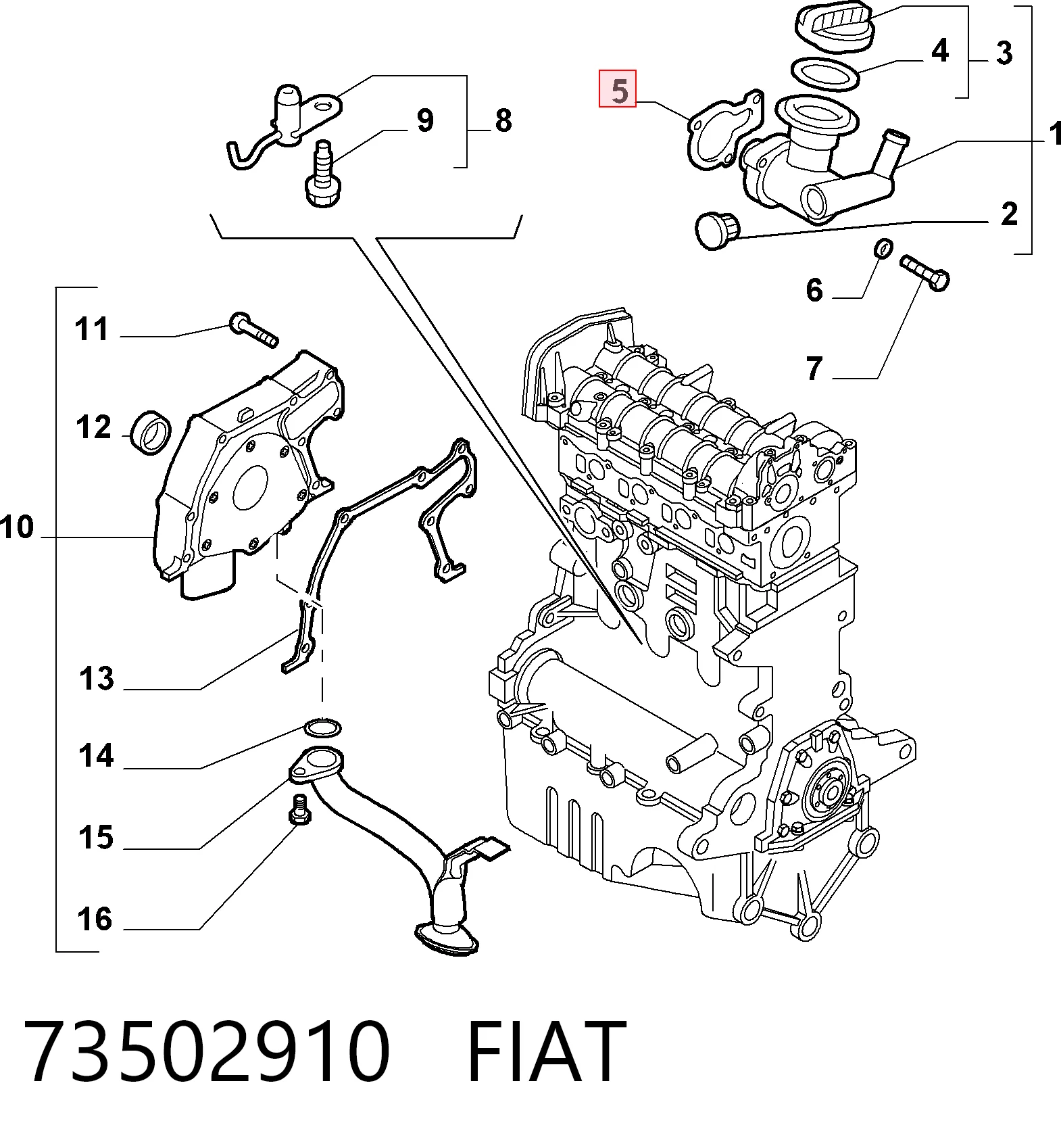 73502910 Fiat/Alfa/Lancia