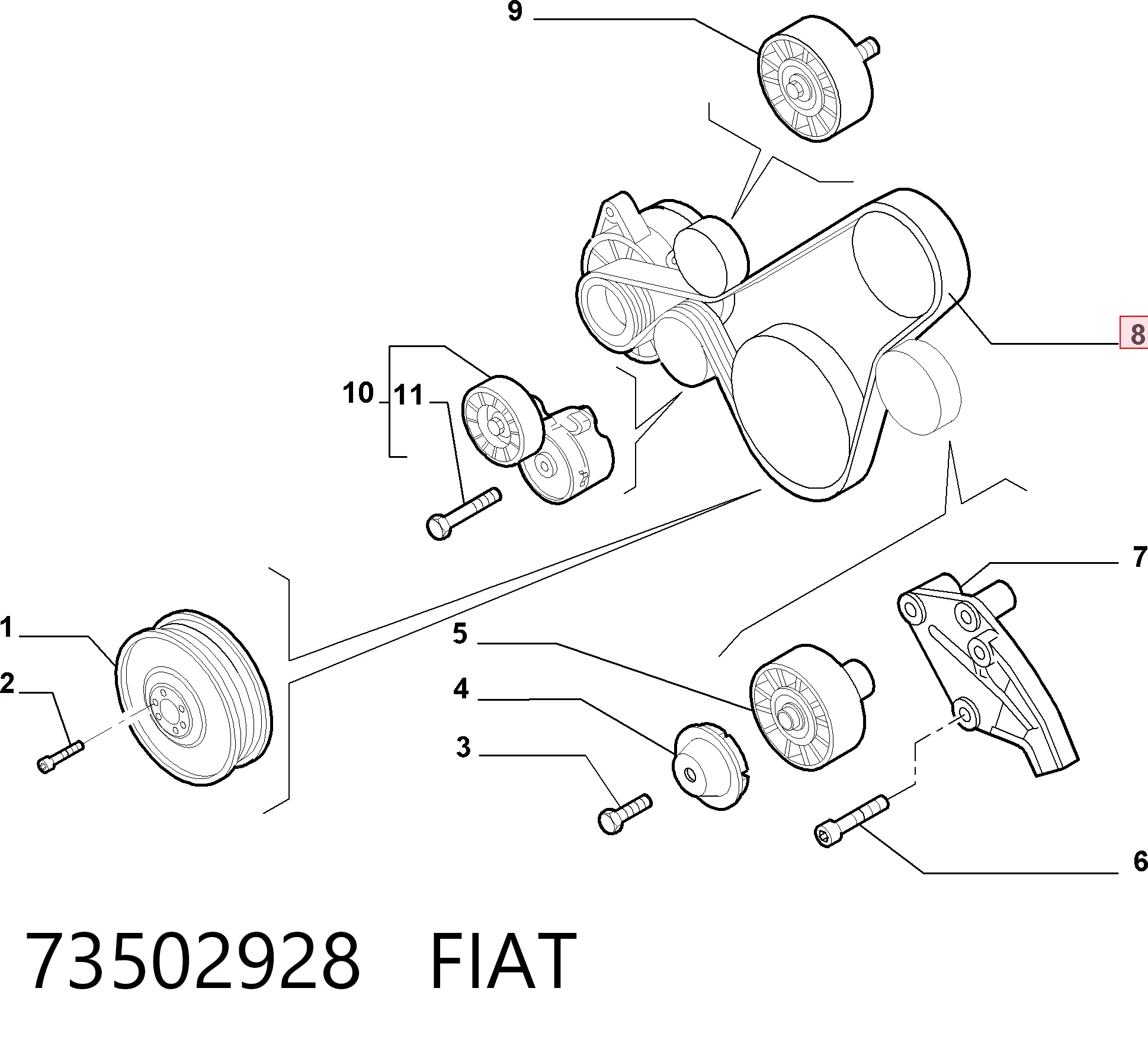 73502928 Fiat/Alfa/Lancia