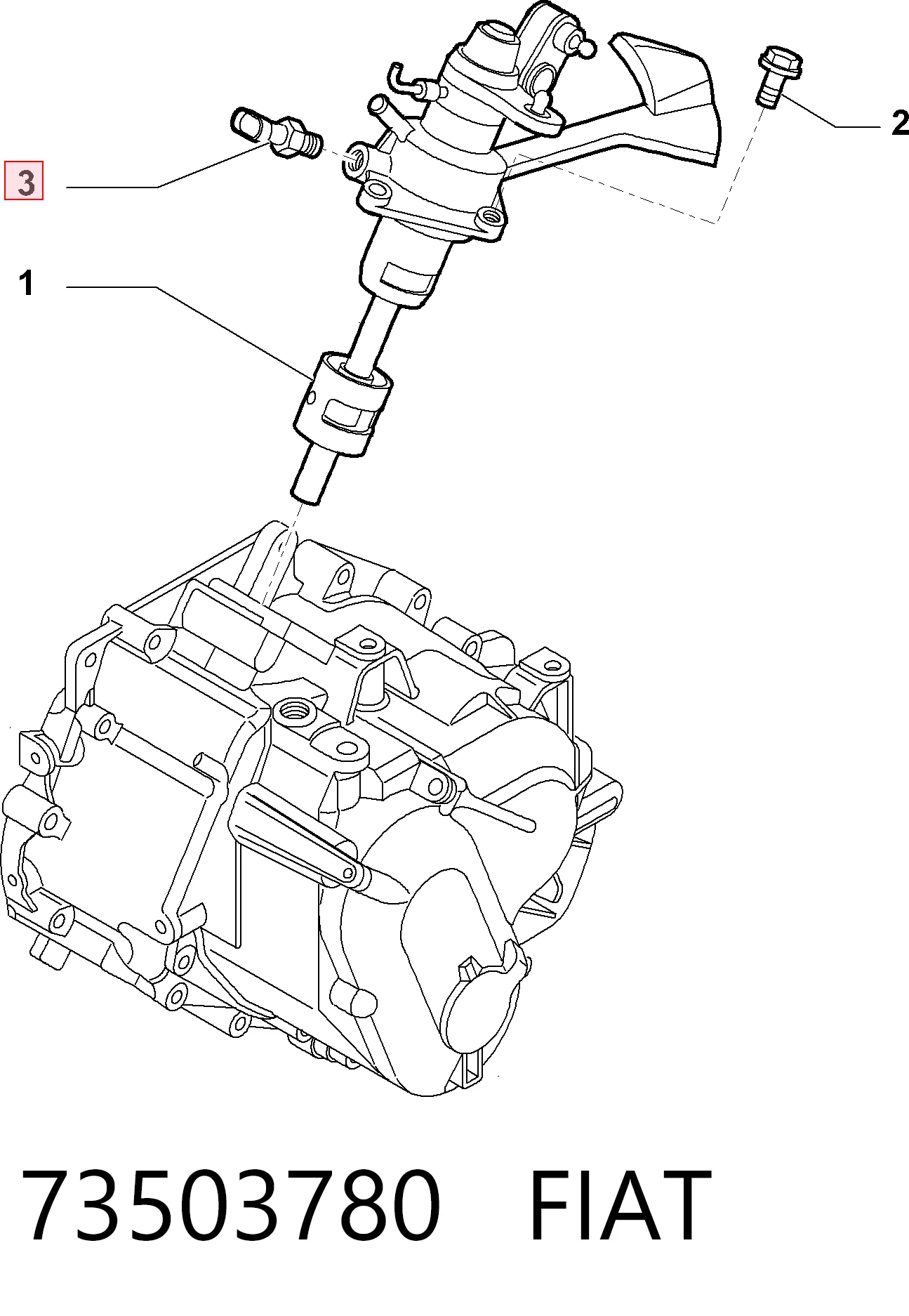 Interruptor piloto de marcha atrás Fiat Punto II (1999-2012)