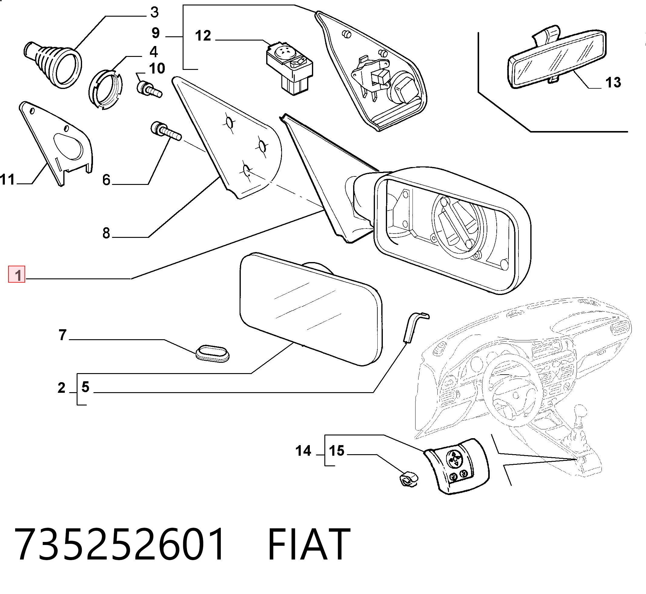 735252601 Fiat/Alfa/Lancia