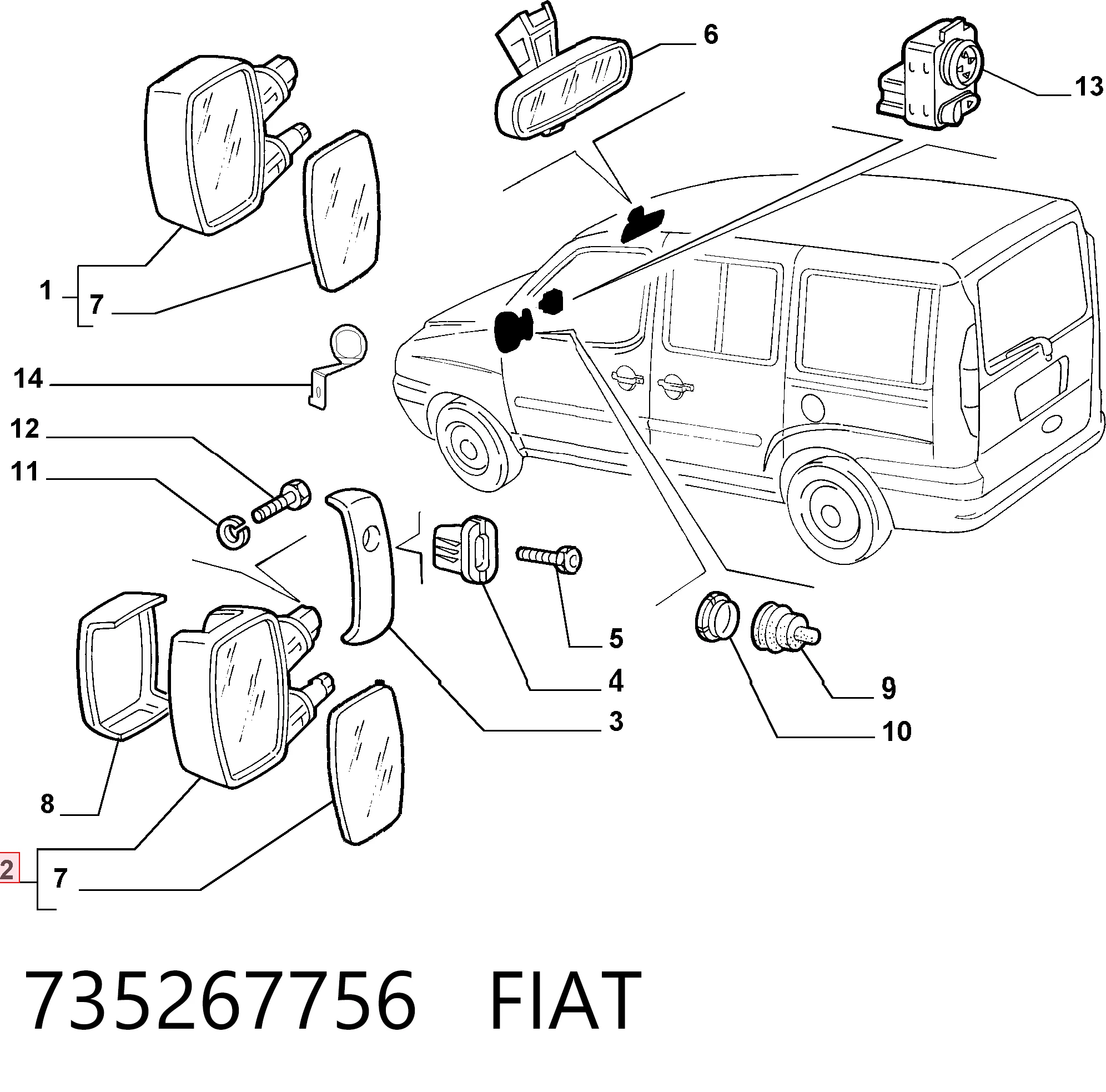 735267756 Fiat/Alfa/Lancia