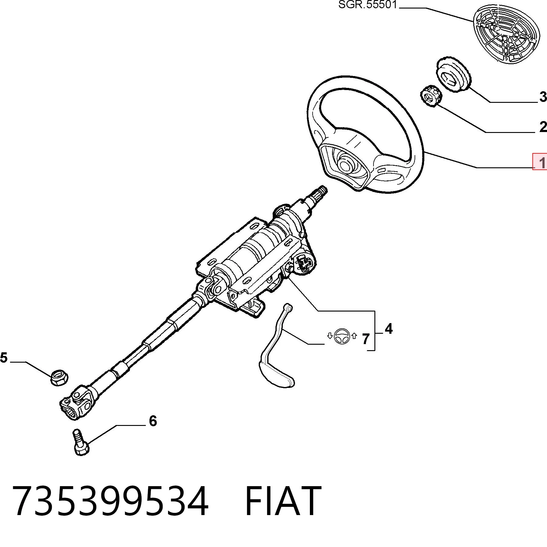 Comprar Volante Fiat Doblo I 223 a bajo precio